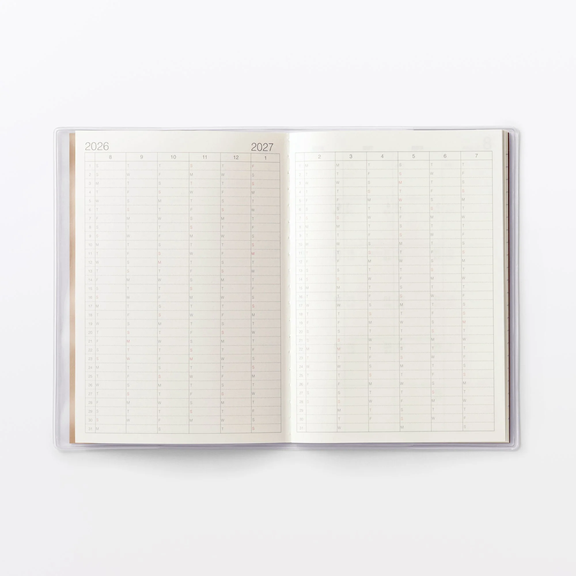 A6 Monthly Planner From Aug. 2026 - Mon. Start - Image 4