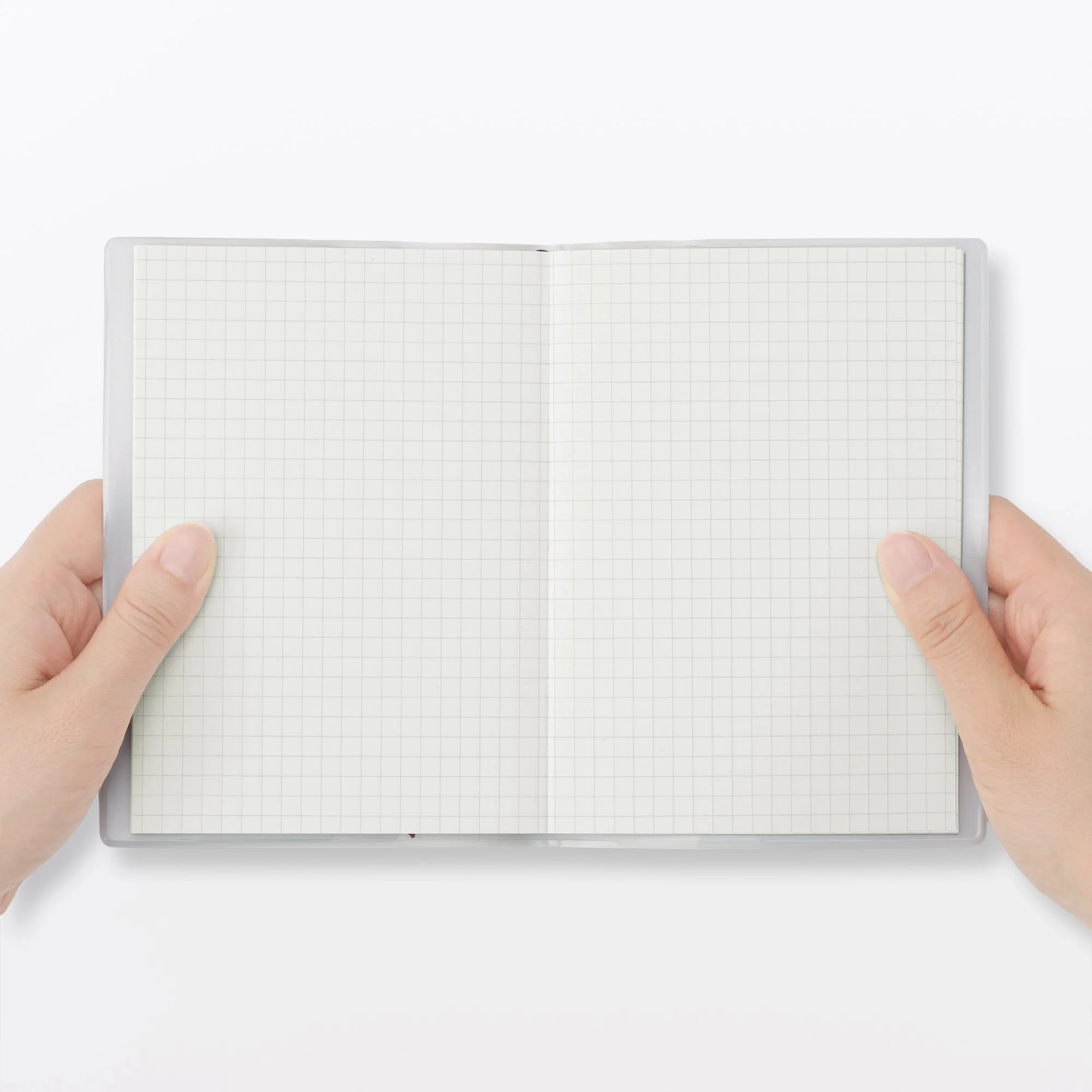 A6 White Gray Monthly/Weekly Planner From Aug. 2026 - Mon. Start - Image 2