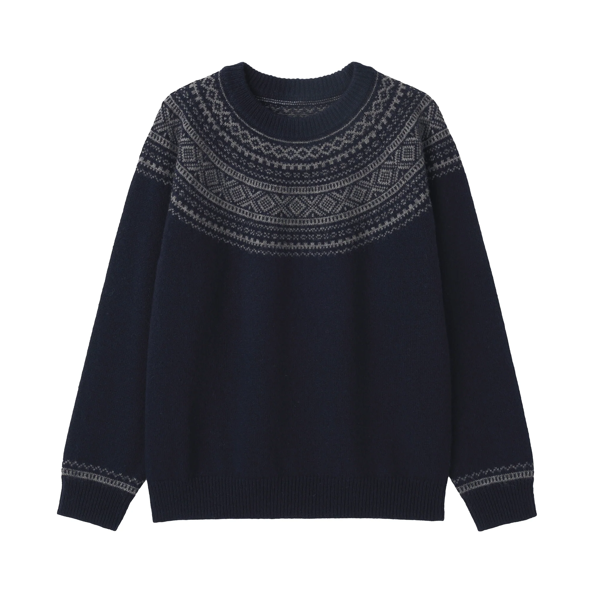 Andes Wool Jacquard Sweater - Image 2