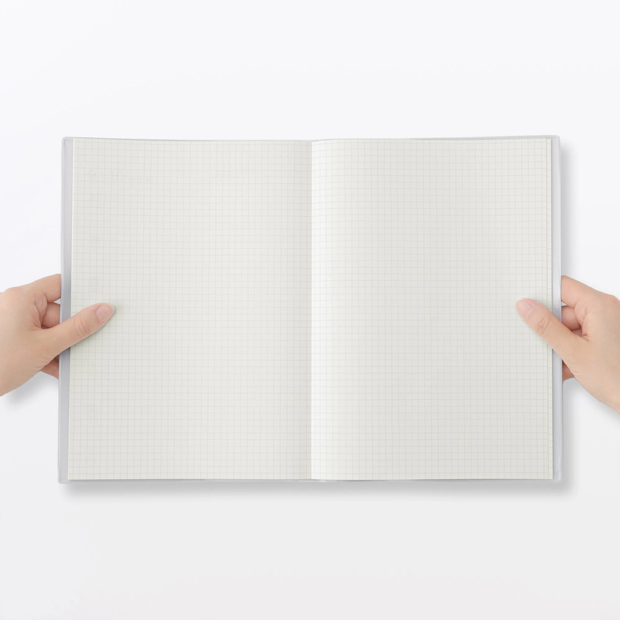 B5 White Gray Monthly/Weekly Planner From Aug. 2026 - Mon. Start - Image 2