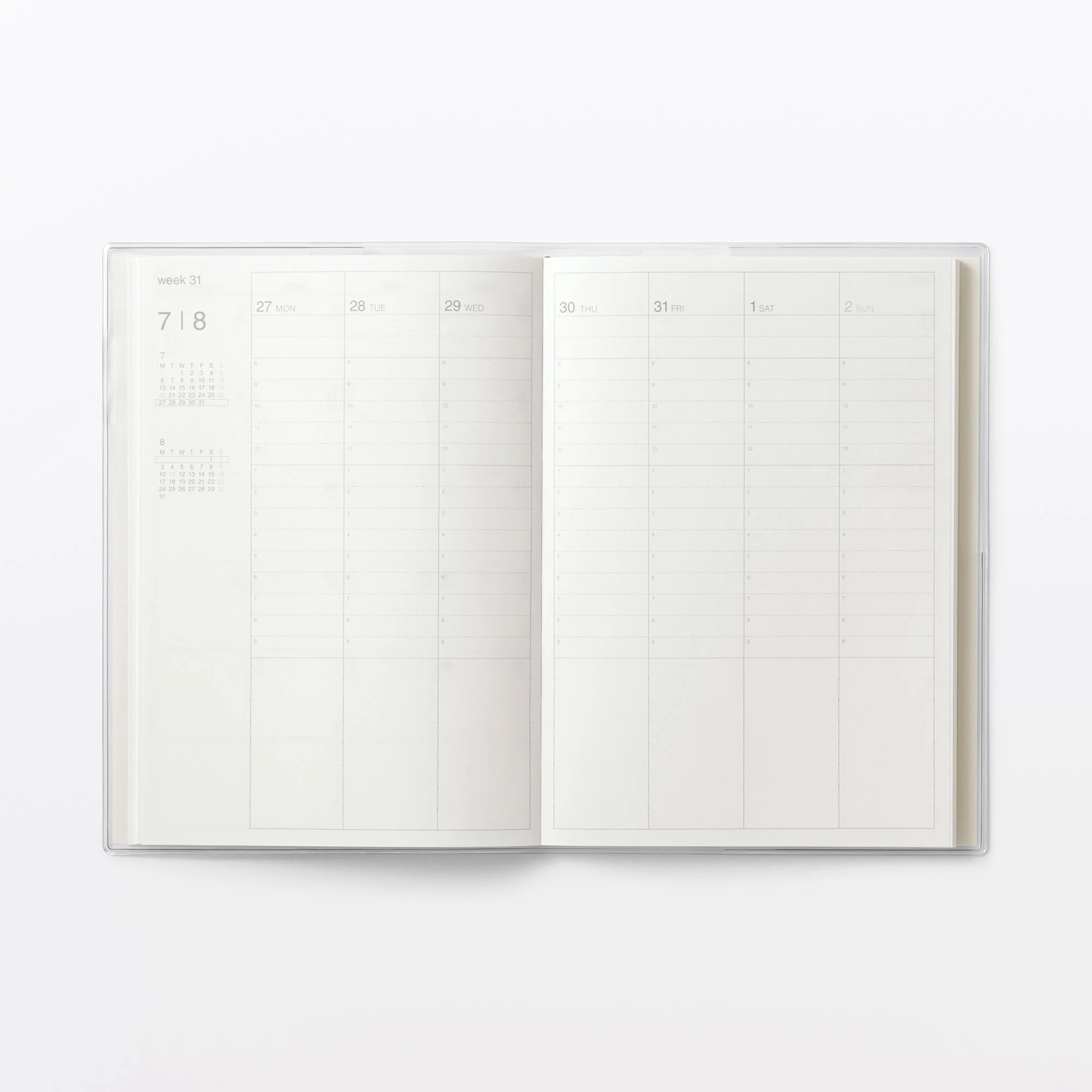B6 Vertical Monthly/Weekly Planner From Aug. 2026 - Mon. Start - Image 7