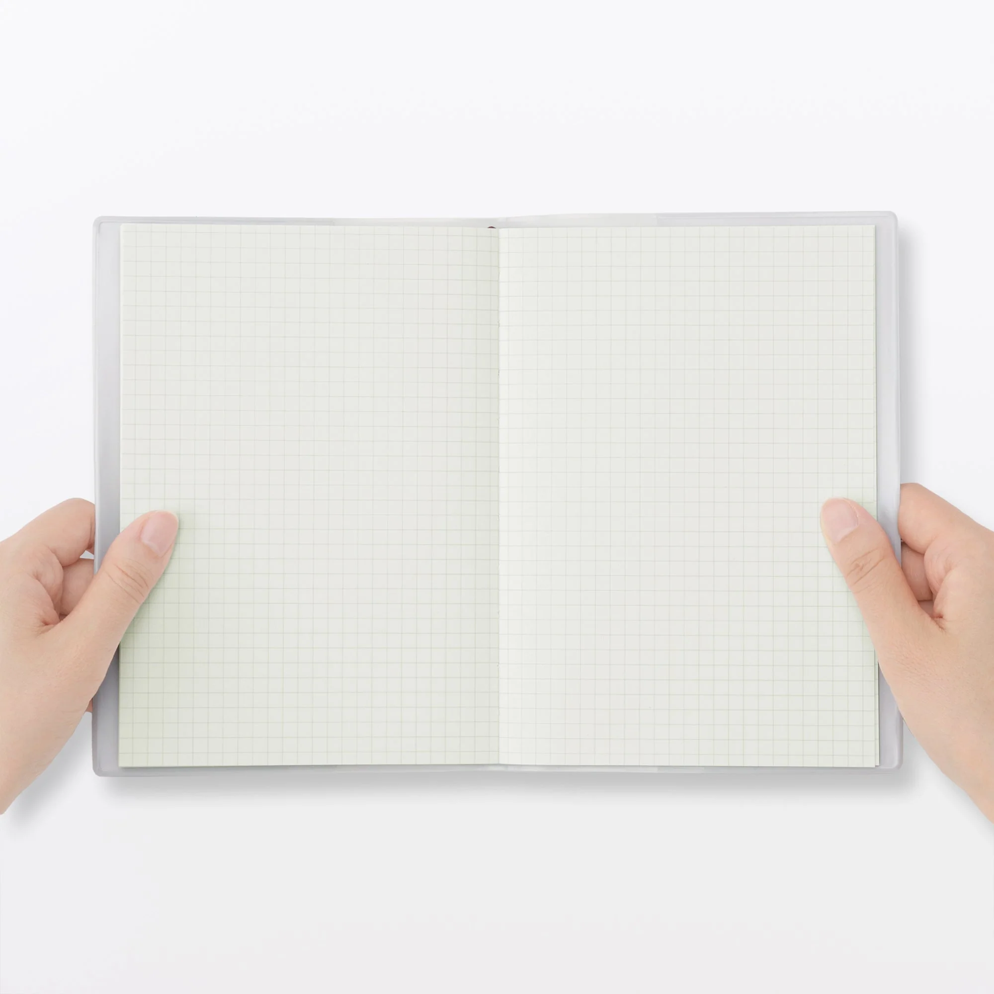 B6 White Gray Monthly/Weekly Planner From Aug. 2026 - Mon. Start - Image 2