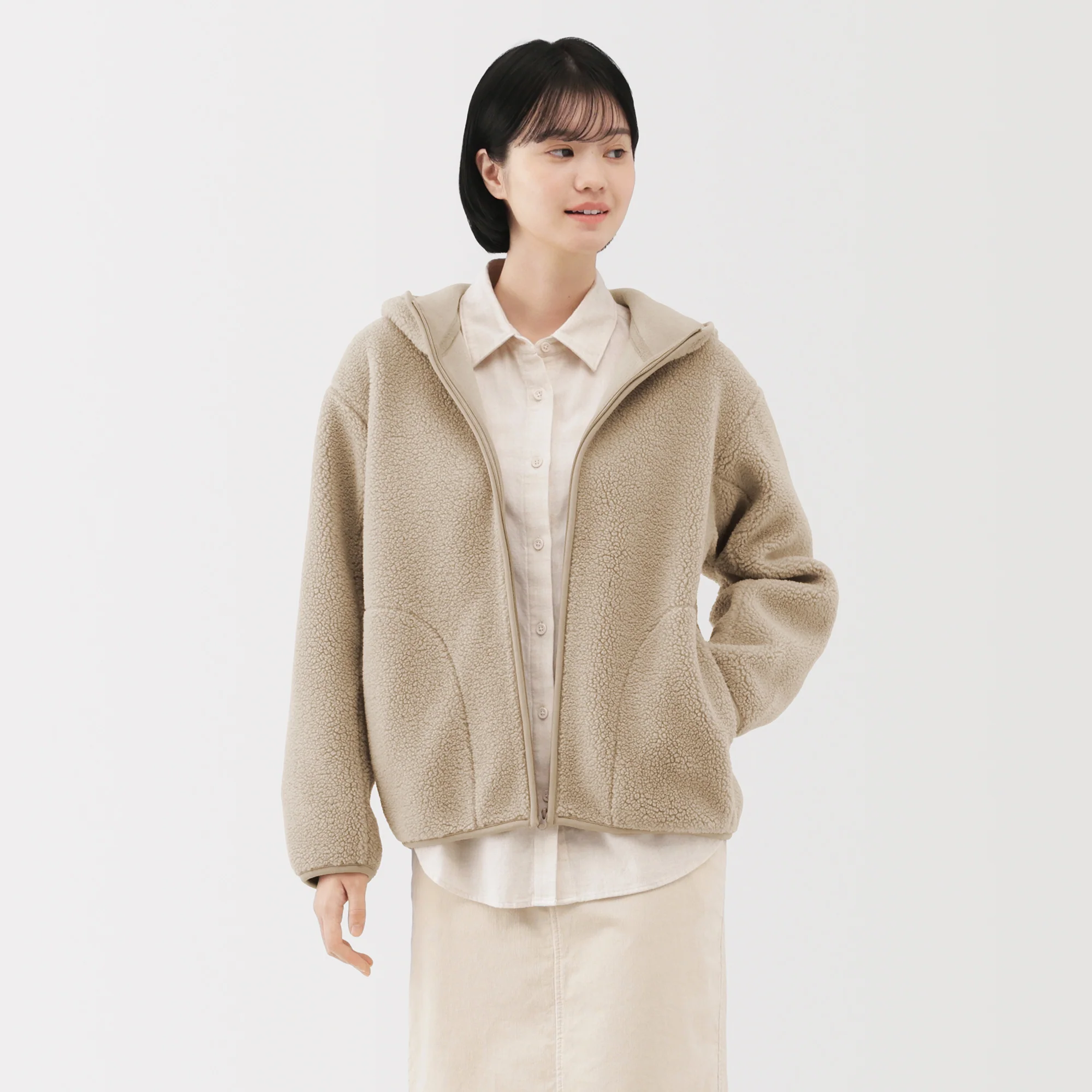 Boa Fleece Zip Hoodie