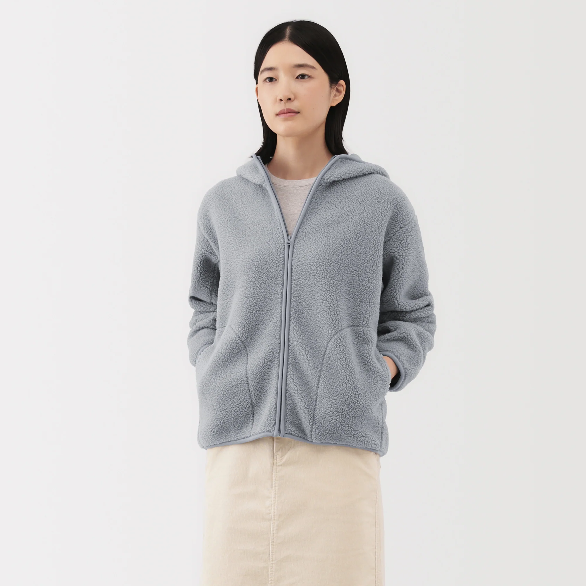 Boa Fleece Zip Hoodie - Image 11