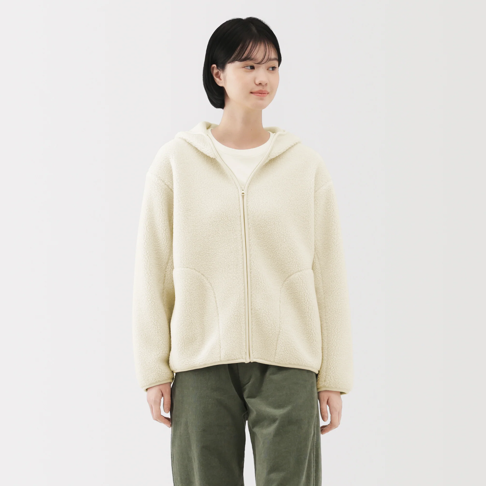 Boa Fleece Zip Hoodie - Image 19