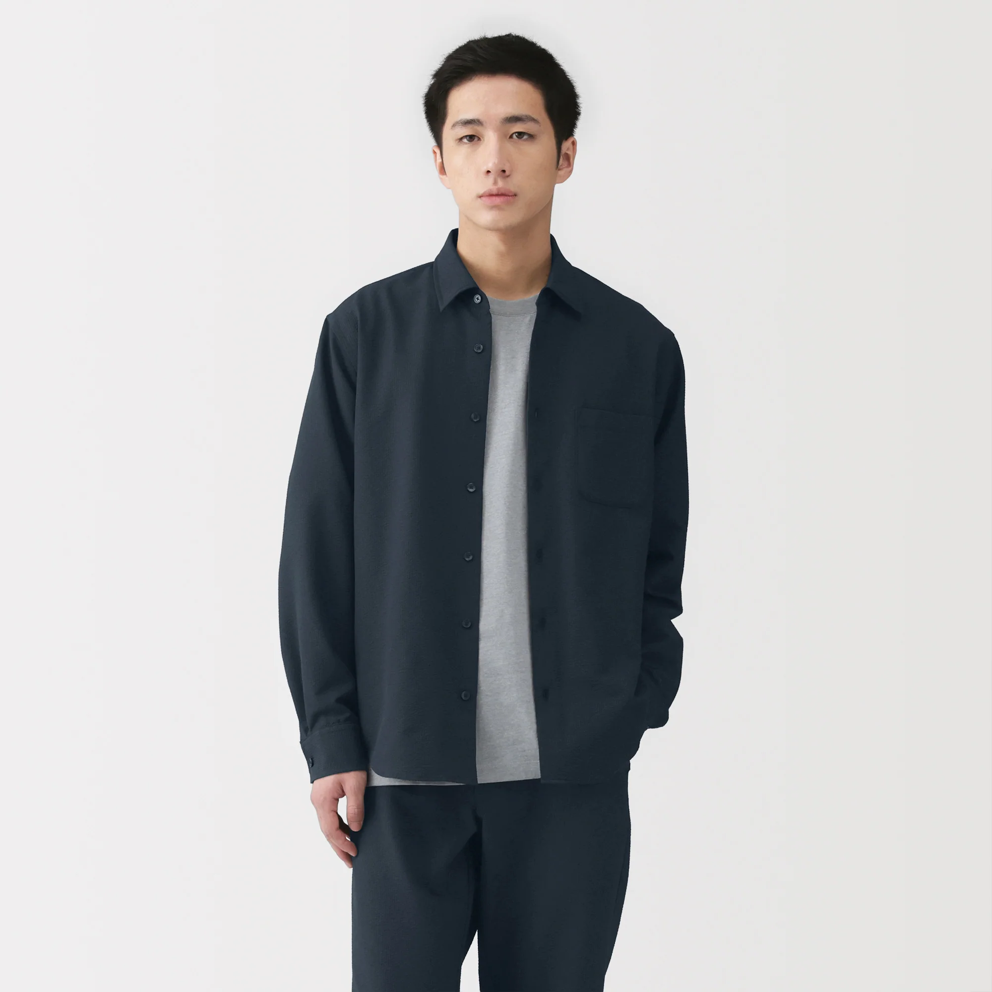 Breathable Seersucker Shirt
