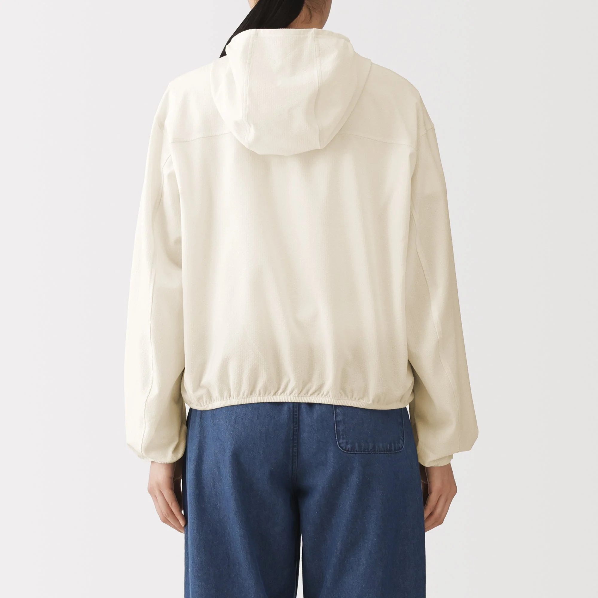 Breathable Seersucker Zip Hoodie - Image 15