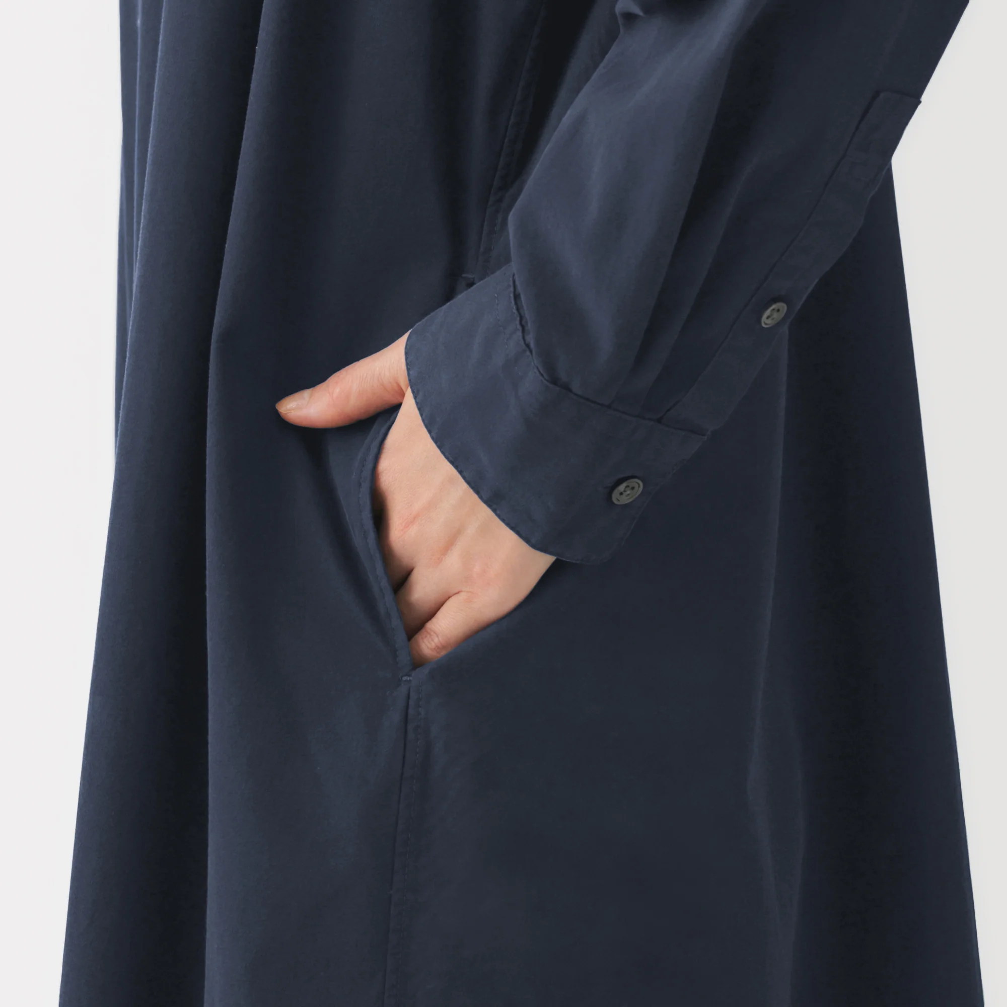 Broadcloth Shirt Dress - Image 24