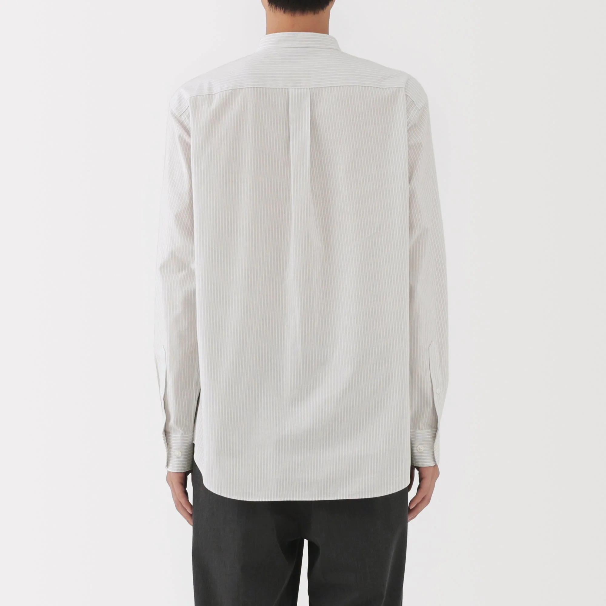 Broadcloth Stand Collar Shirt - Image 24