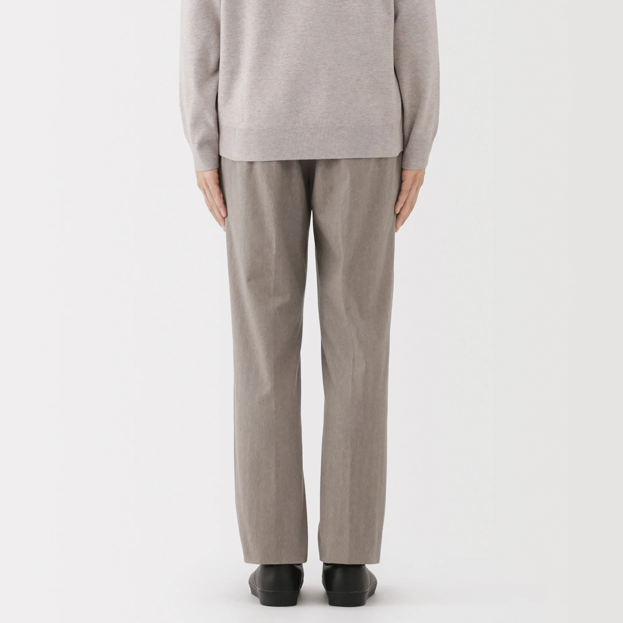 Brushed Flat Front Pants - Image 16