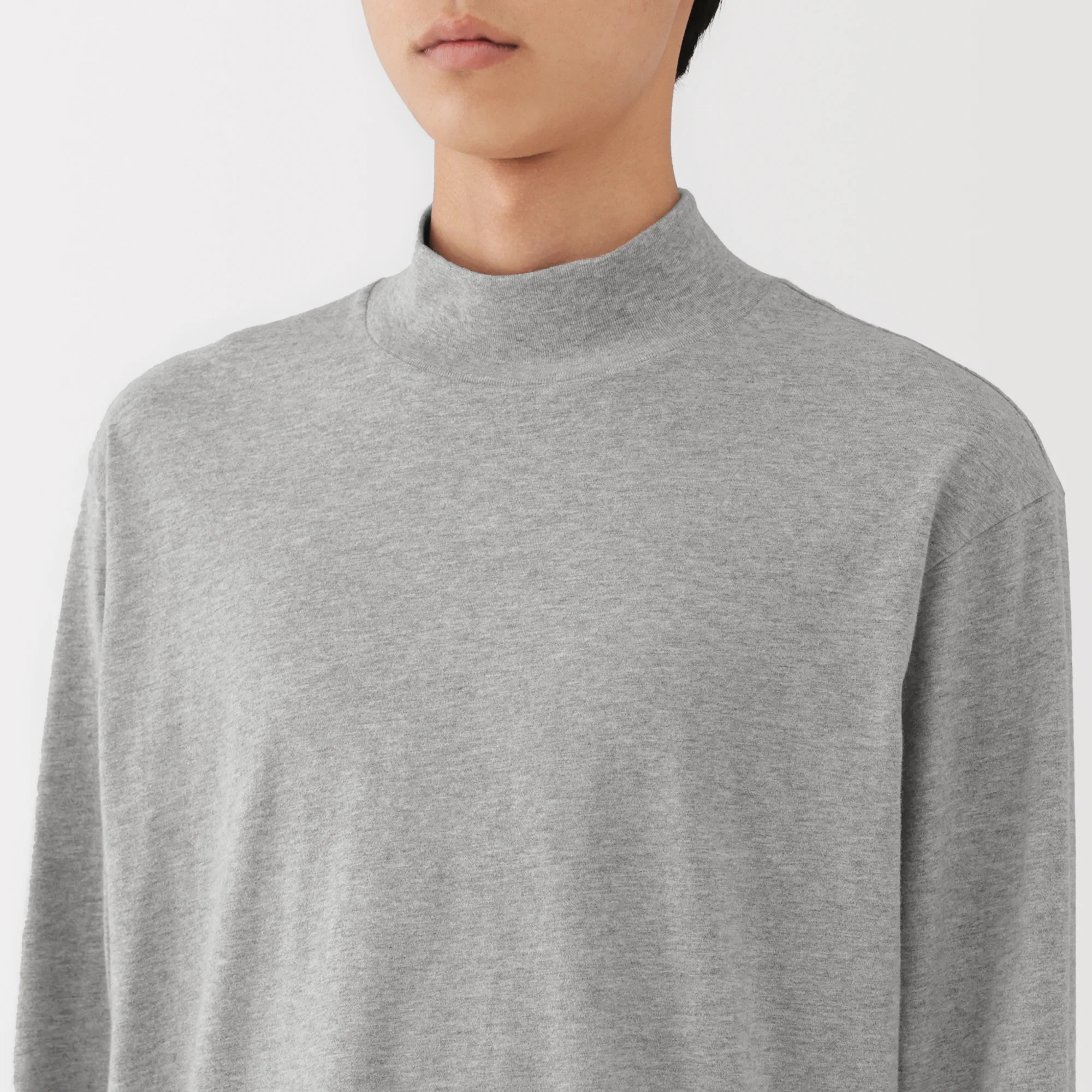 Brushed High Neck T-Shirt - Image 39