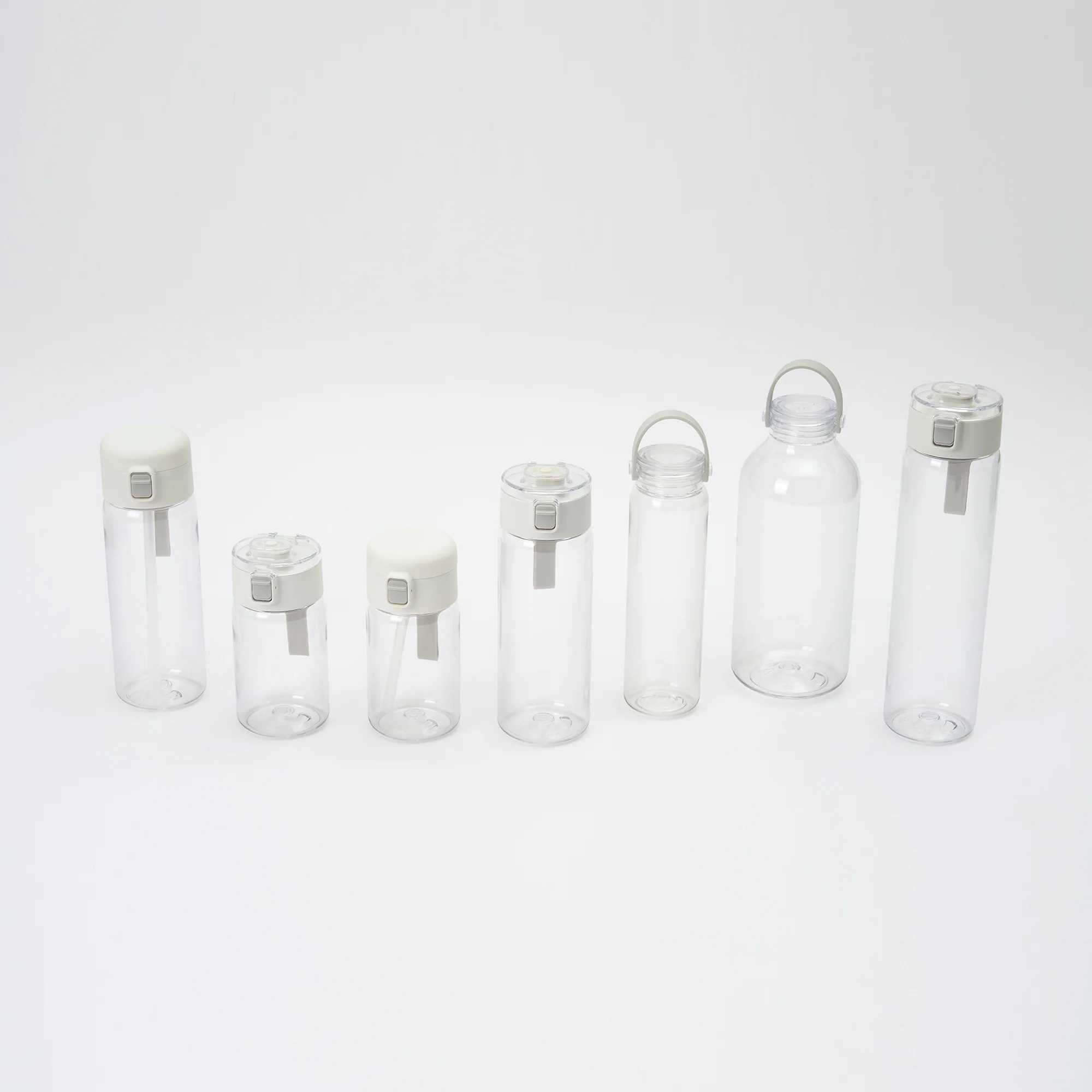 Clear Water Bottle with Straw (11.8 fl oz) - Image 13