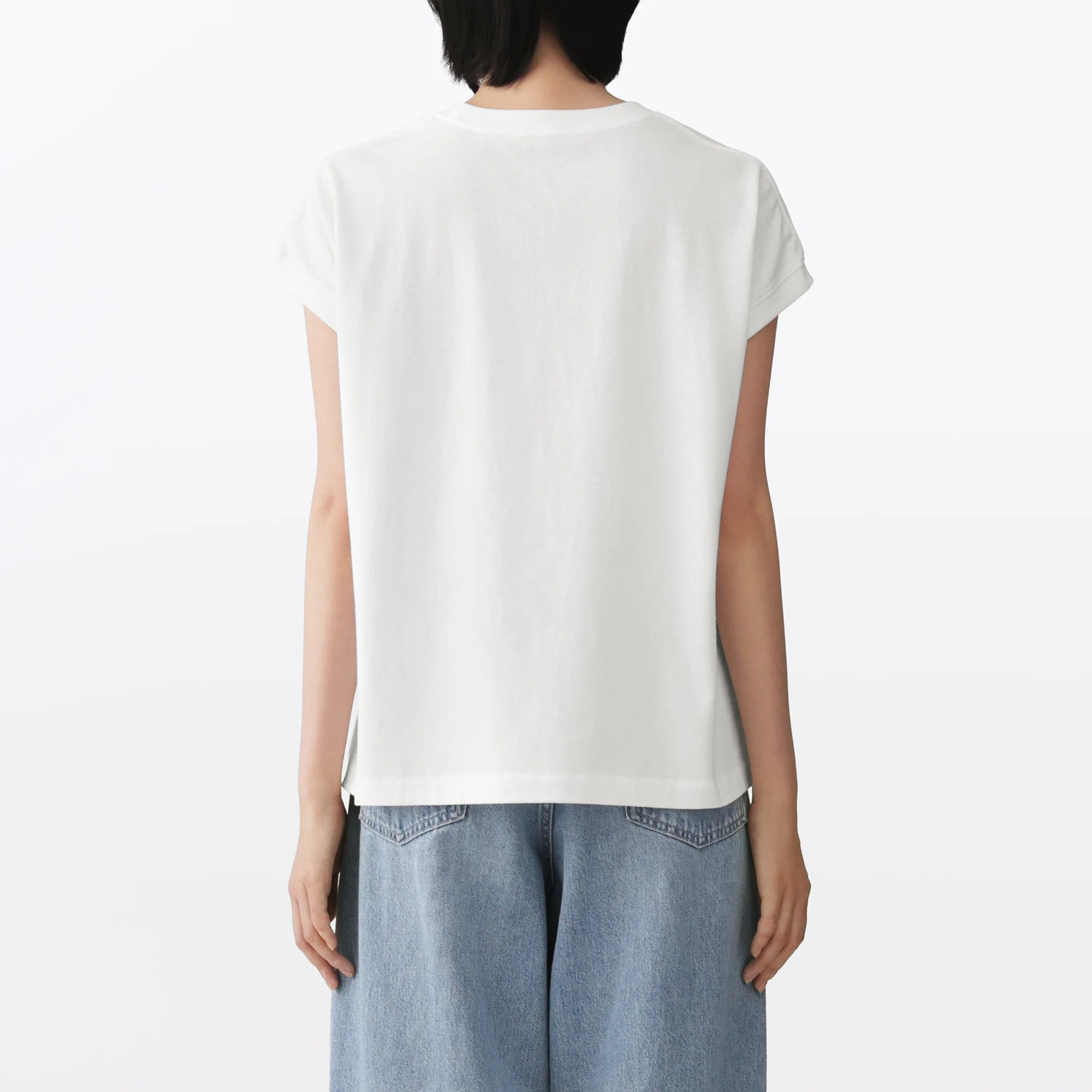 Cotton Jersey French Sleeve T-Shirt - Image 6