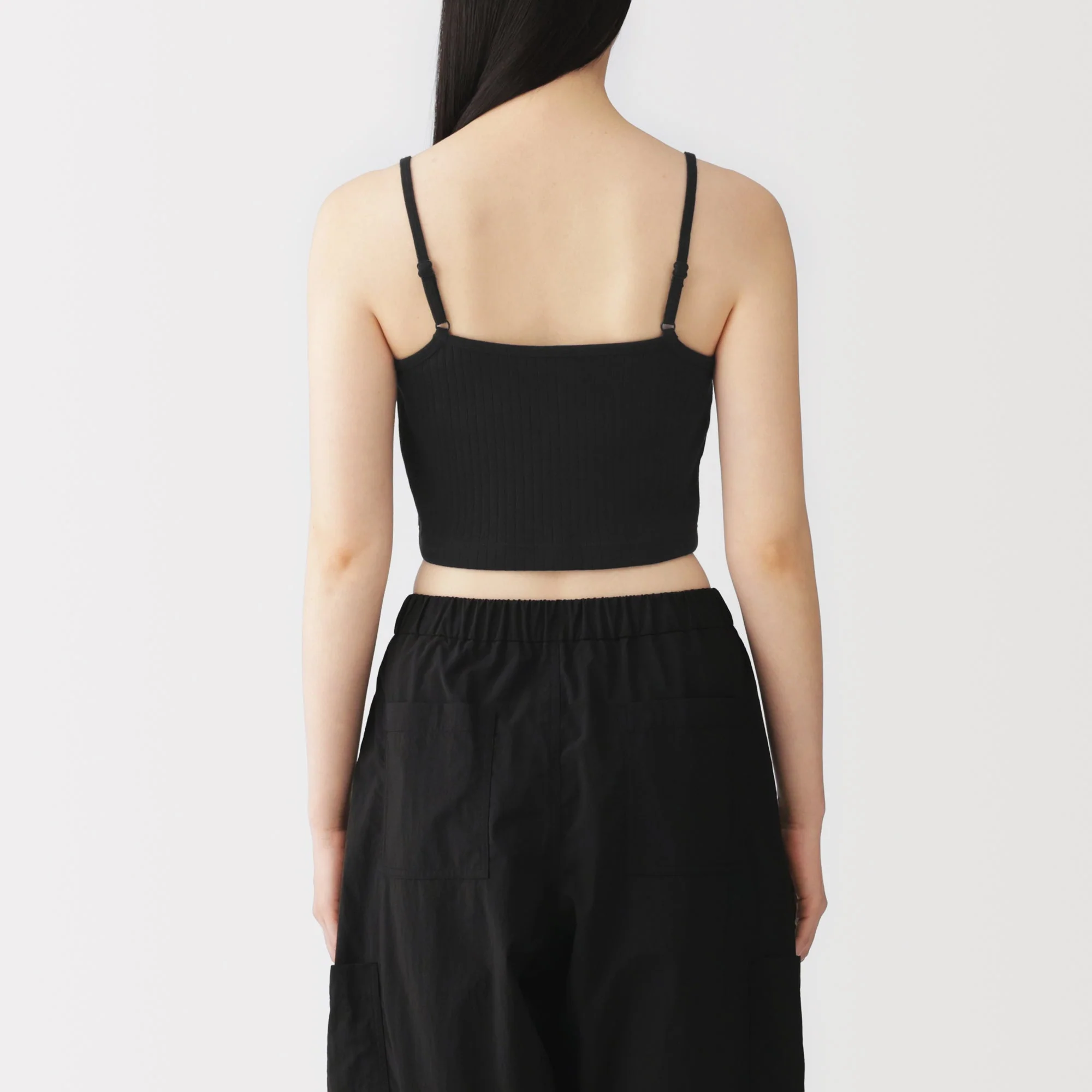 Cotton Rib Bra Camisole - Image 6