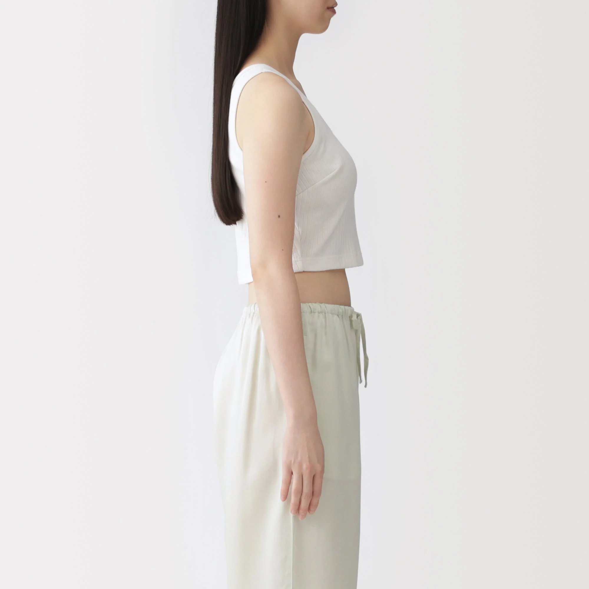 Cotton Rib Bra Tank Top - Image 23