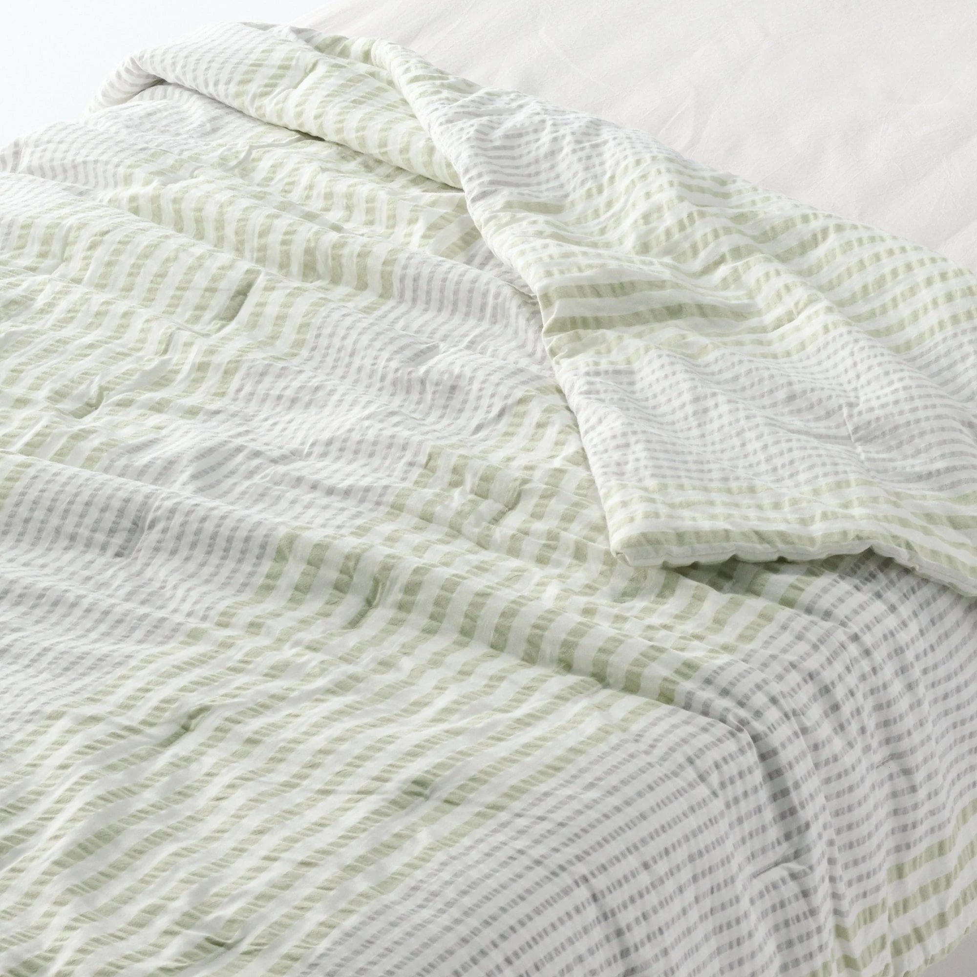Cotton Seersucker Thin Duvet - Double - Image 9