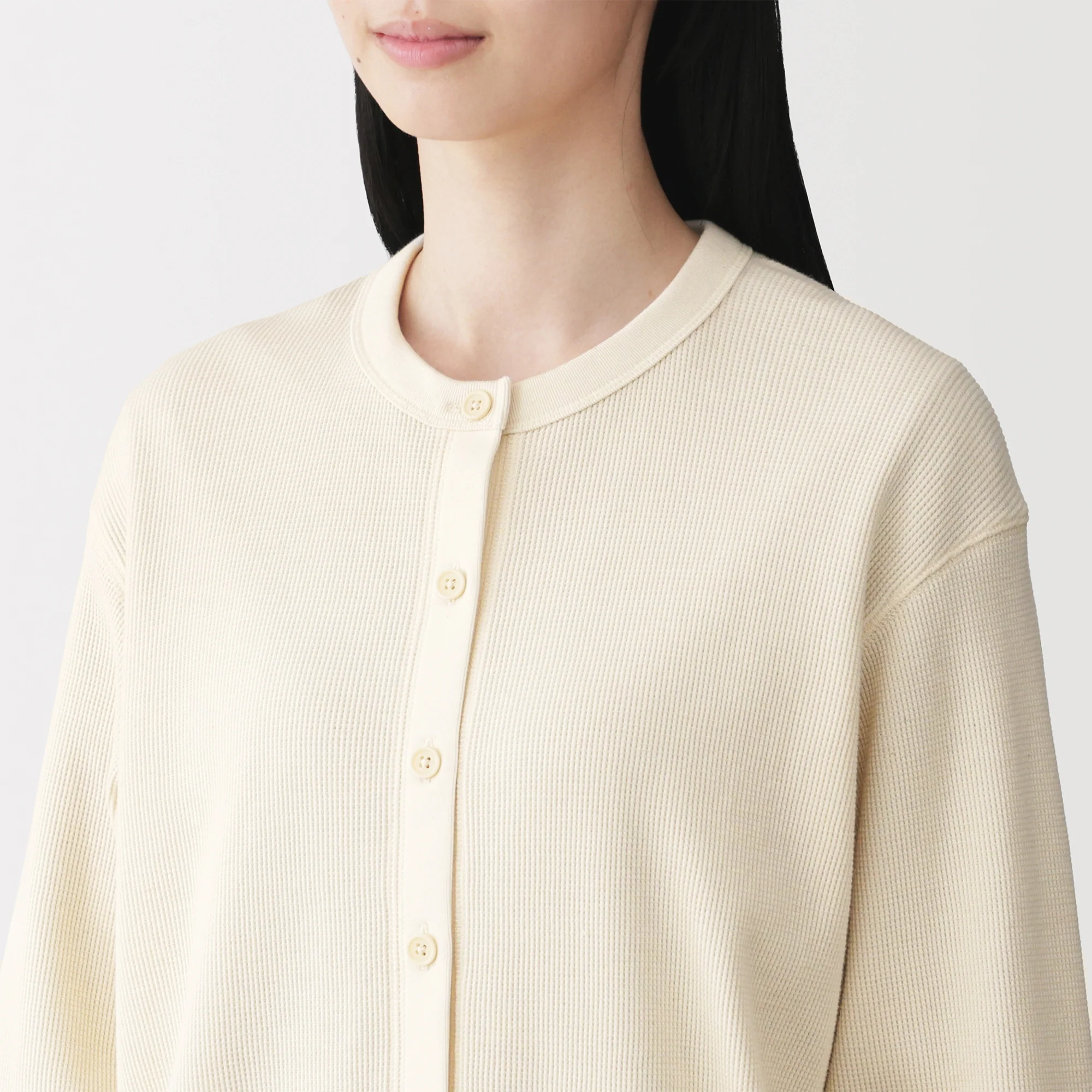 Cotton Waffle Cardigan - Image 21