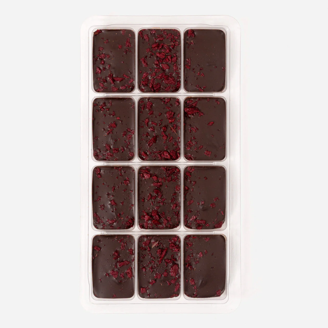 Dark Chocolate with Raspberry and Passion Fruit Filling - Image 3