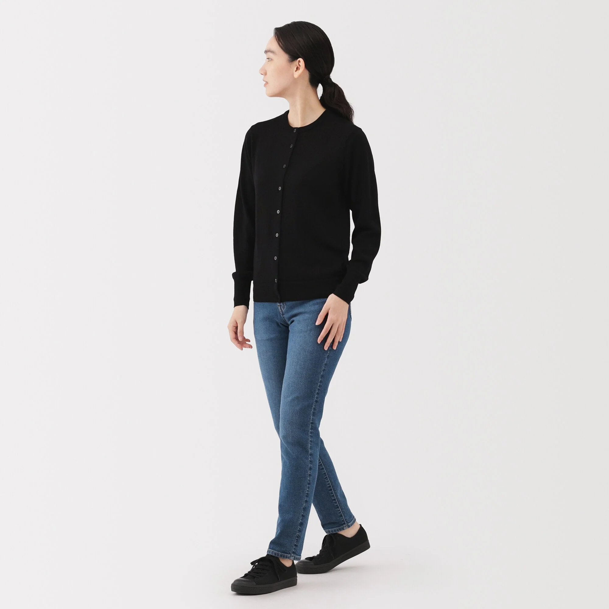 Denim Slim Straight Pants