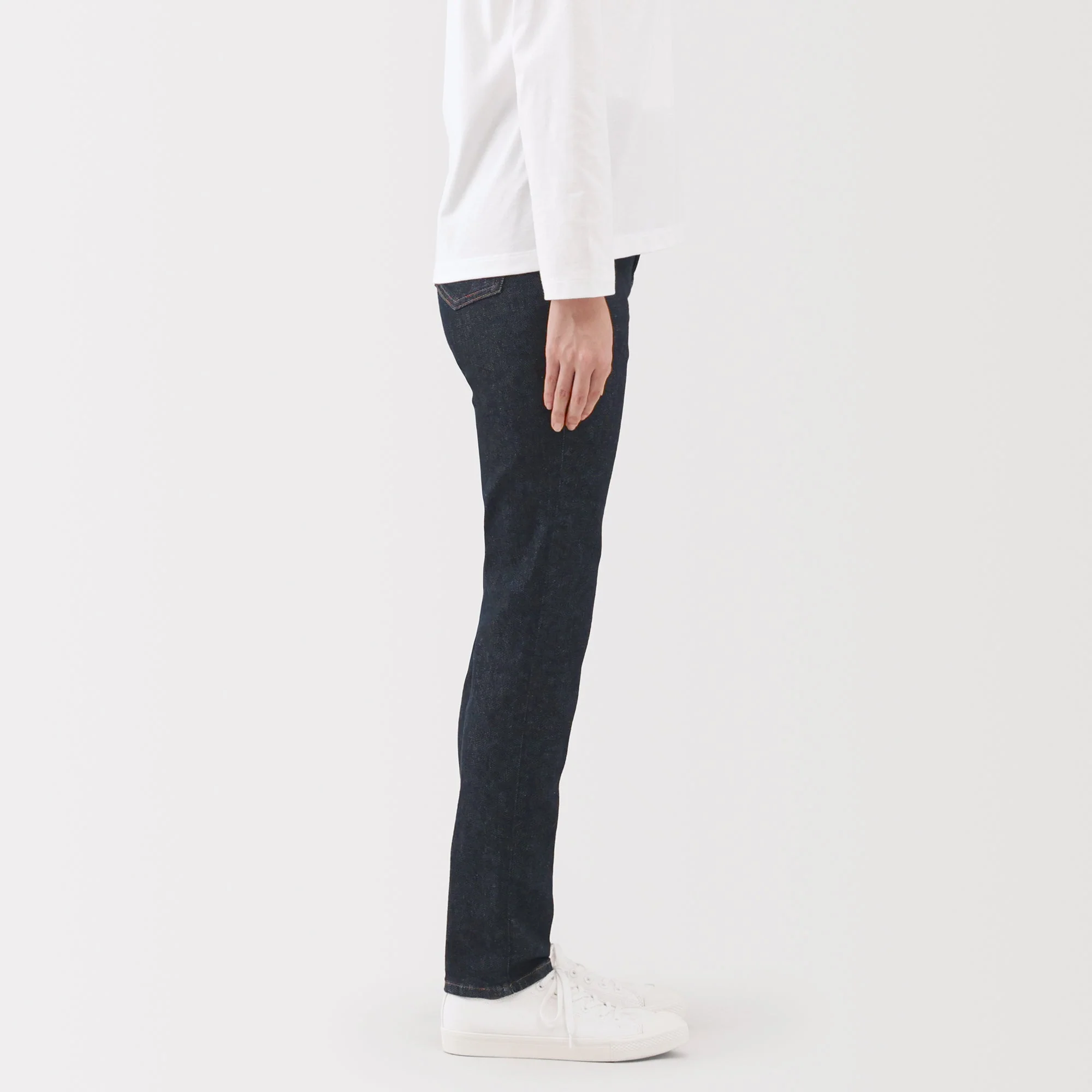Denim Slim Straight Pants - Image 14
