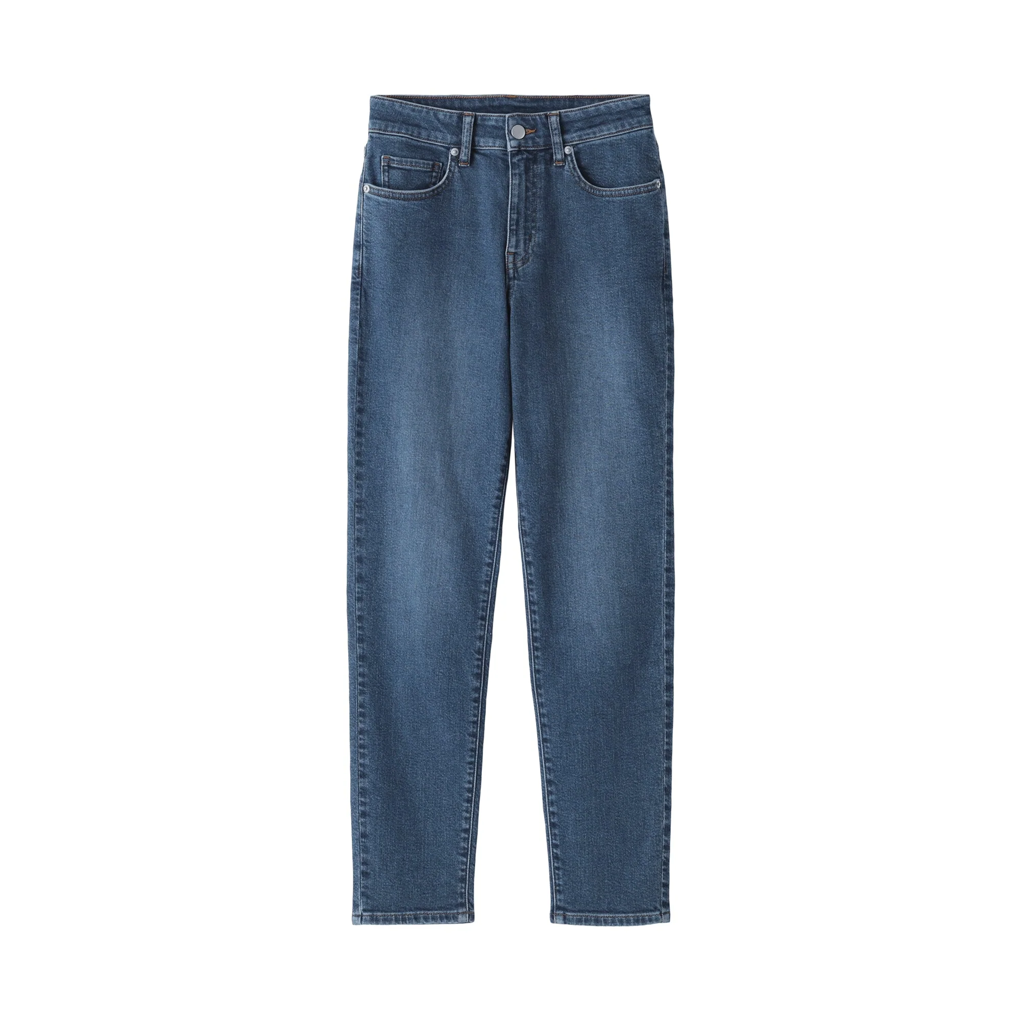 Denim Slim Straight Pants - Image 2