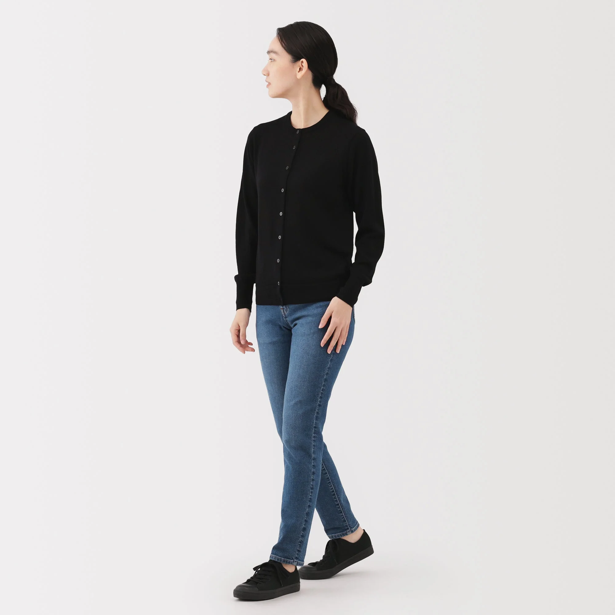 Denim Slim Straight Pants - Image 4