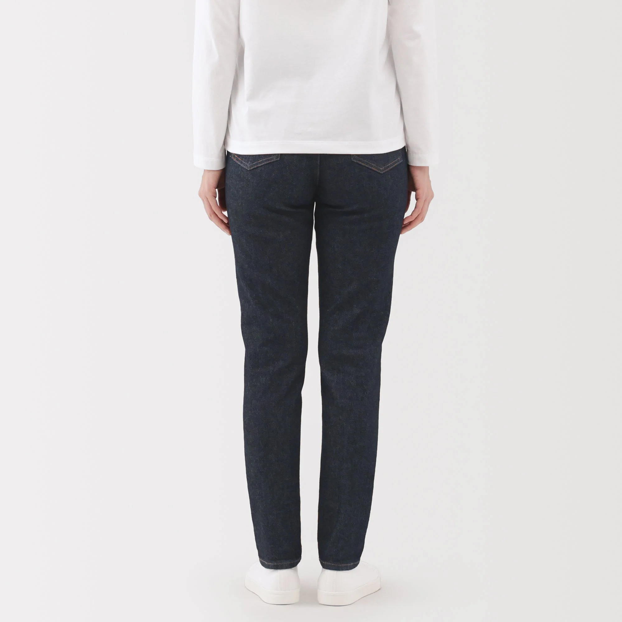 Denim Slim Straight Pants - Image 6
