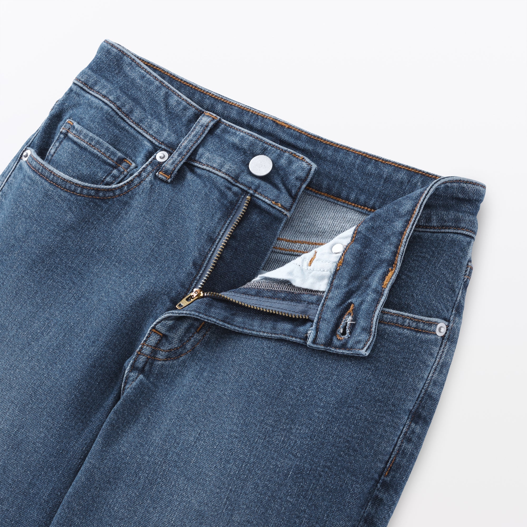 Denim Slim Straight Pants - Image 9