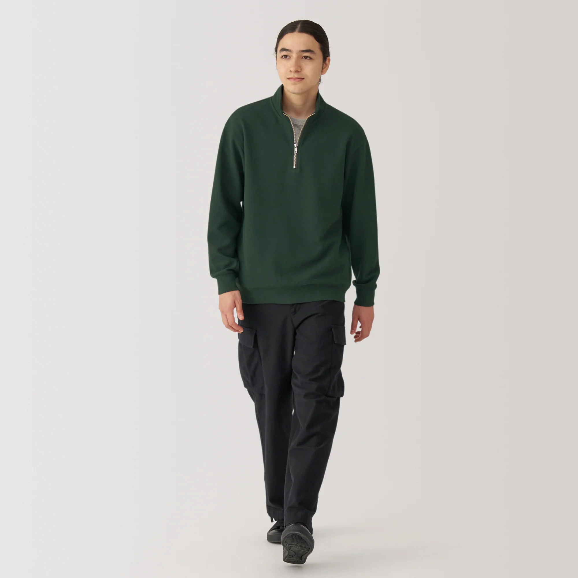 Men's Double Knit Half-Zip Pullover - Image 12