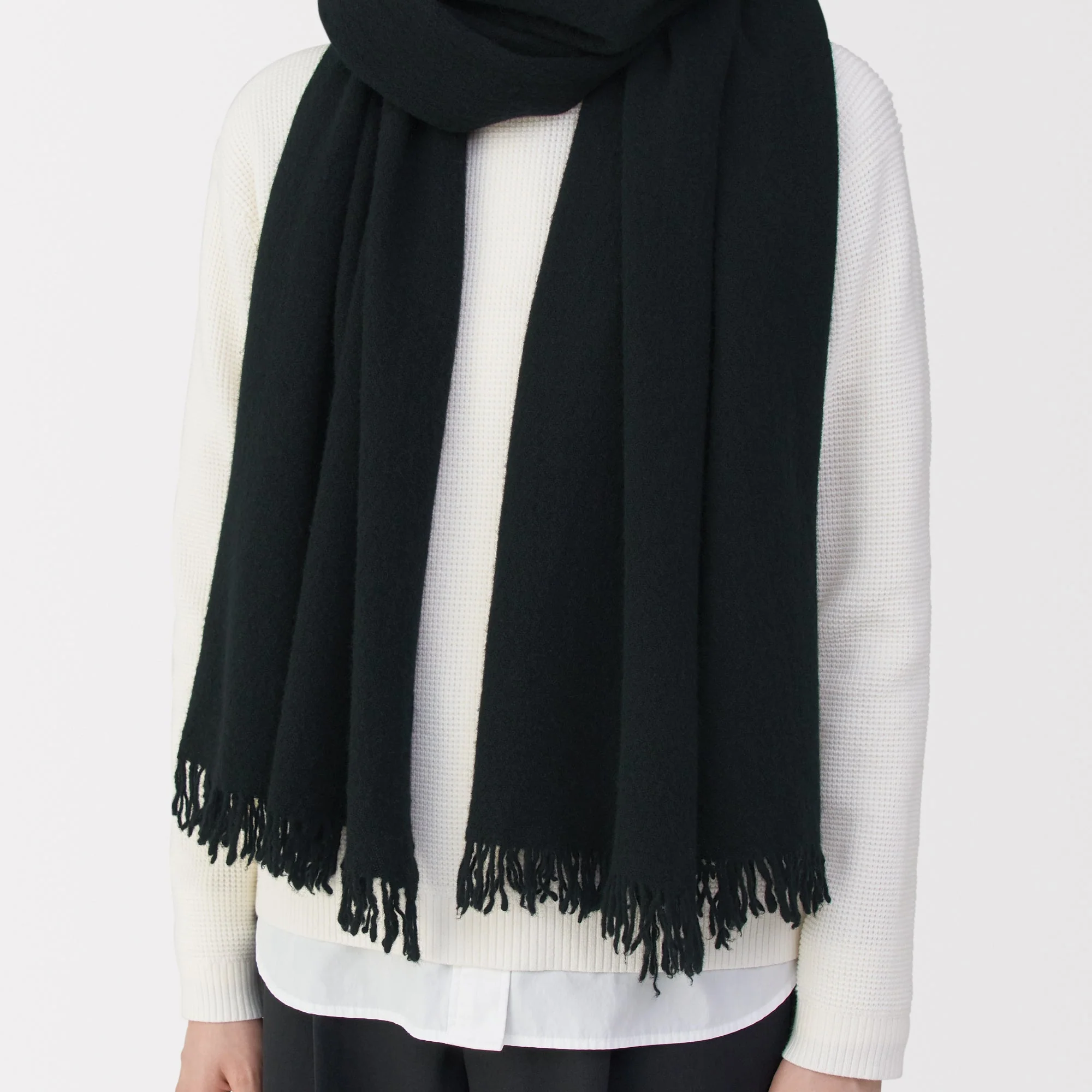 Fluffy Wool Blanket Stole - Image 15