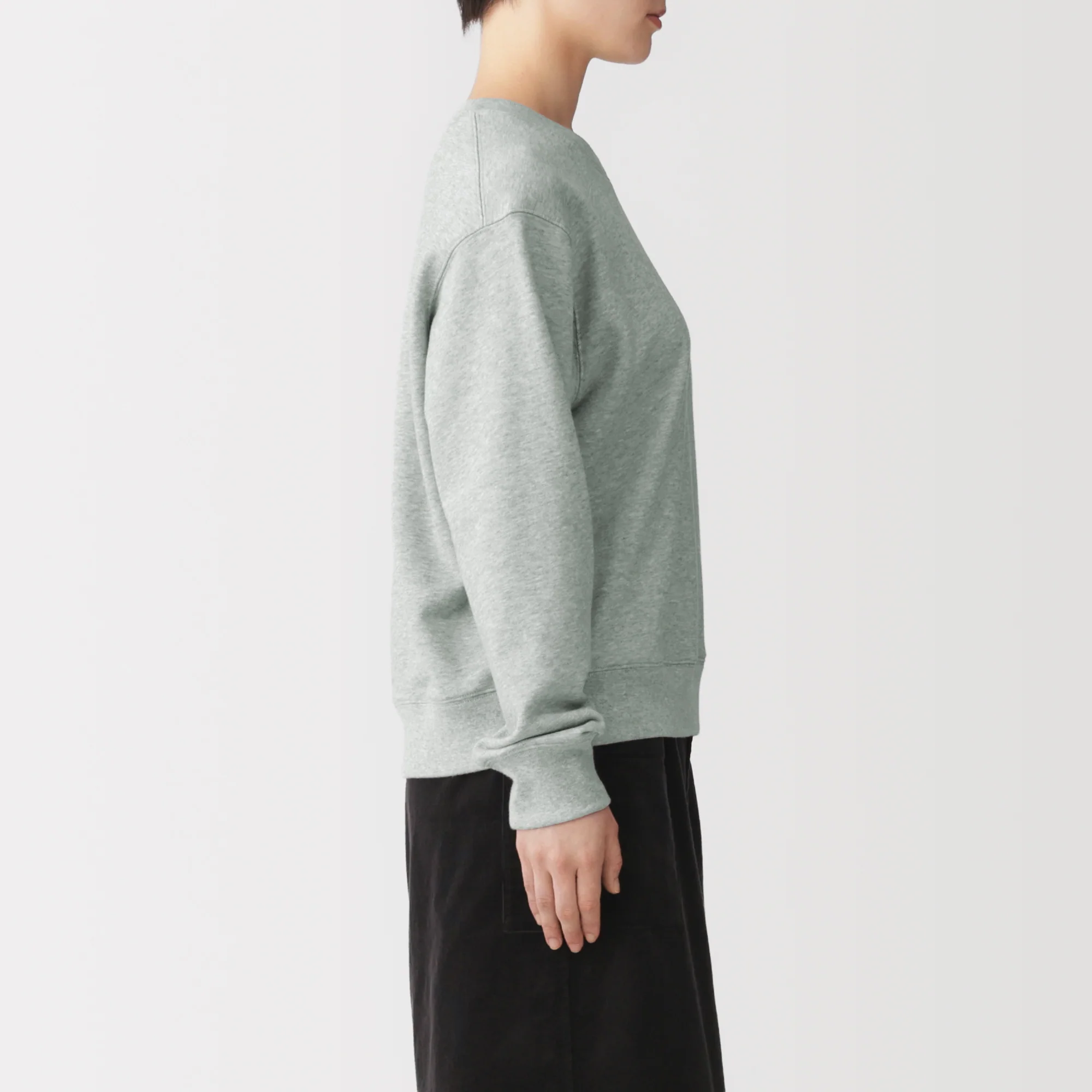 French Terry Pullover Sweatshirt - Image 21