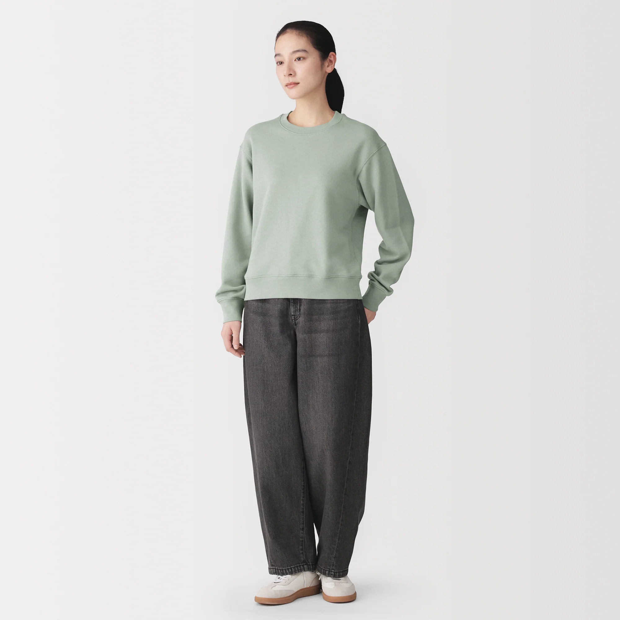 French Terry Pullover Sweatshirt - Image 36