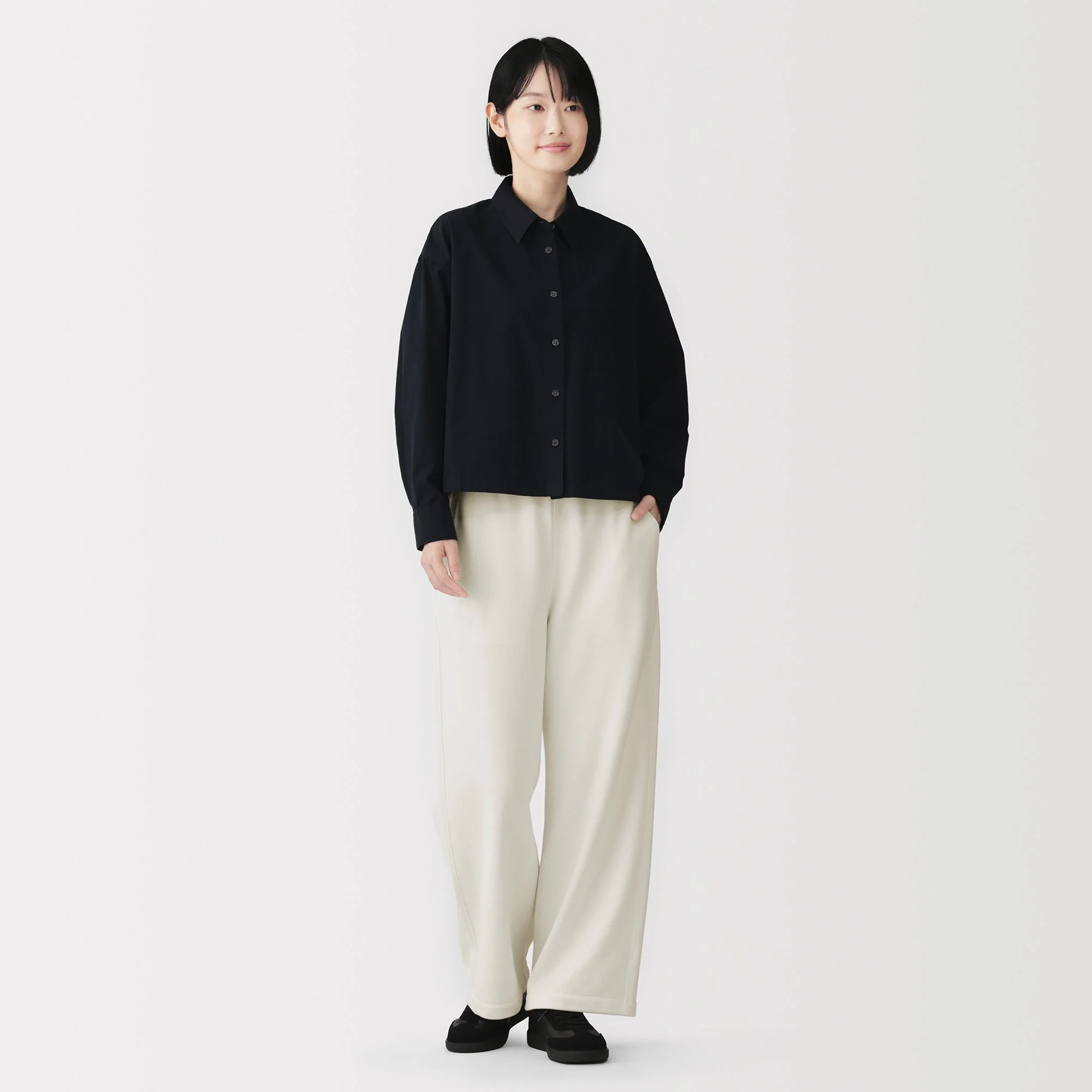 French Terry Wide Sweatpants - Image 4