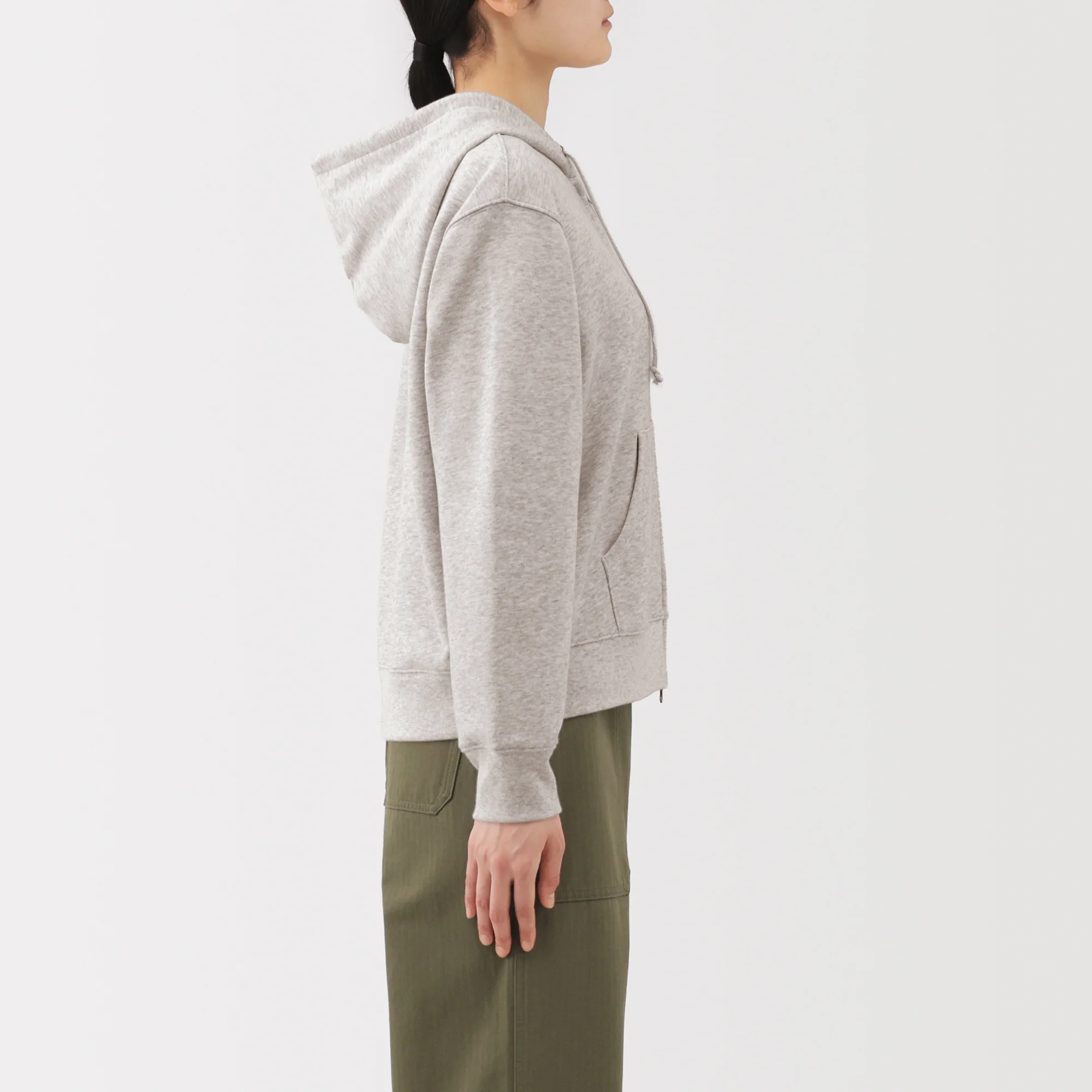 French Terry Zip-Up Hoodie - Image 15