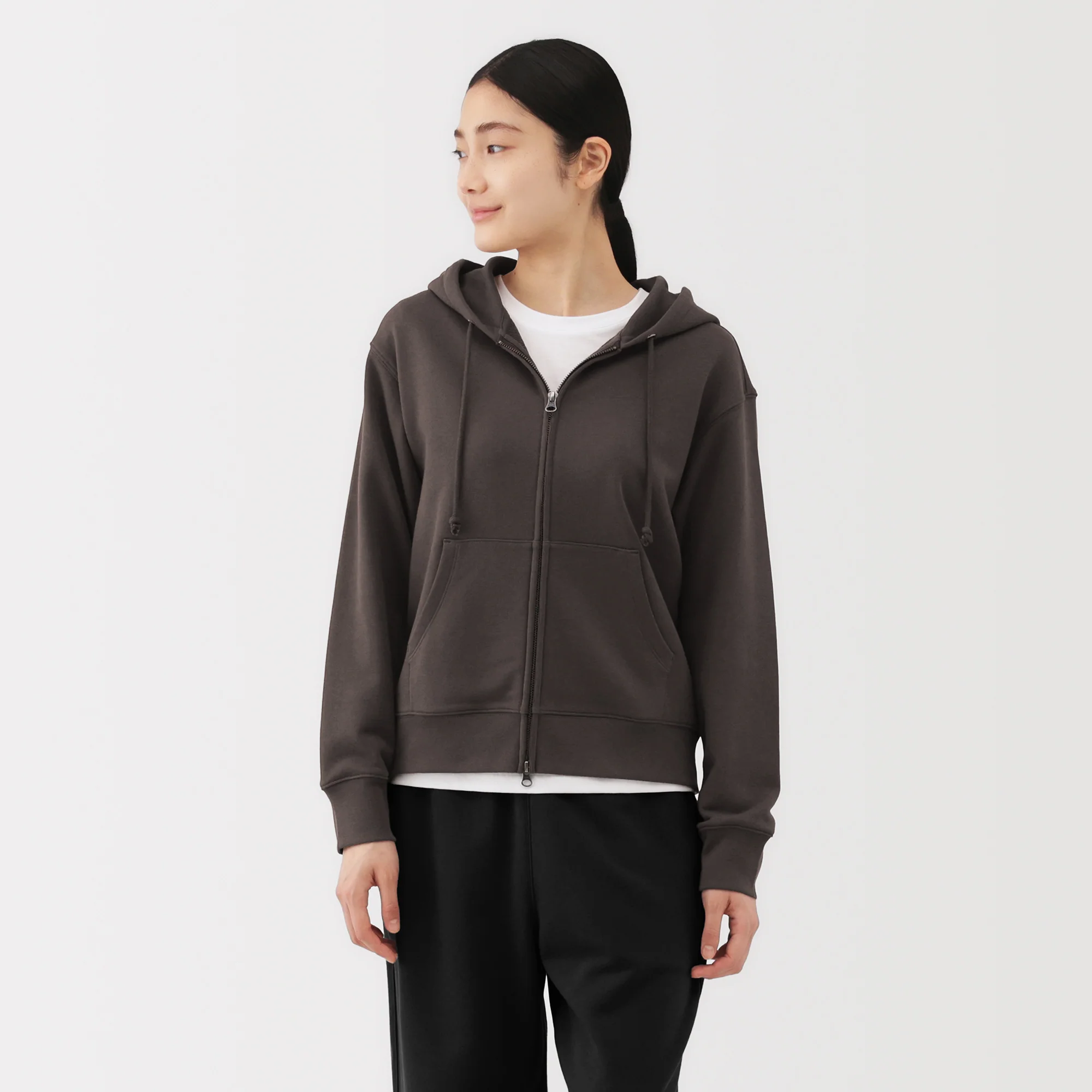 French Terry Zip-Up Hoodie - Image 23