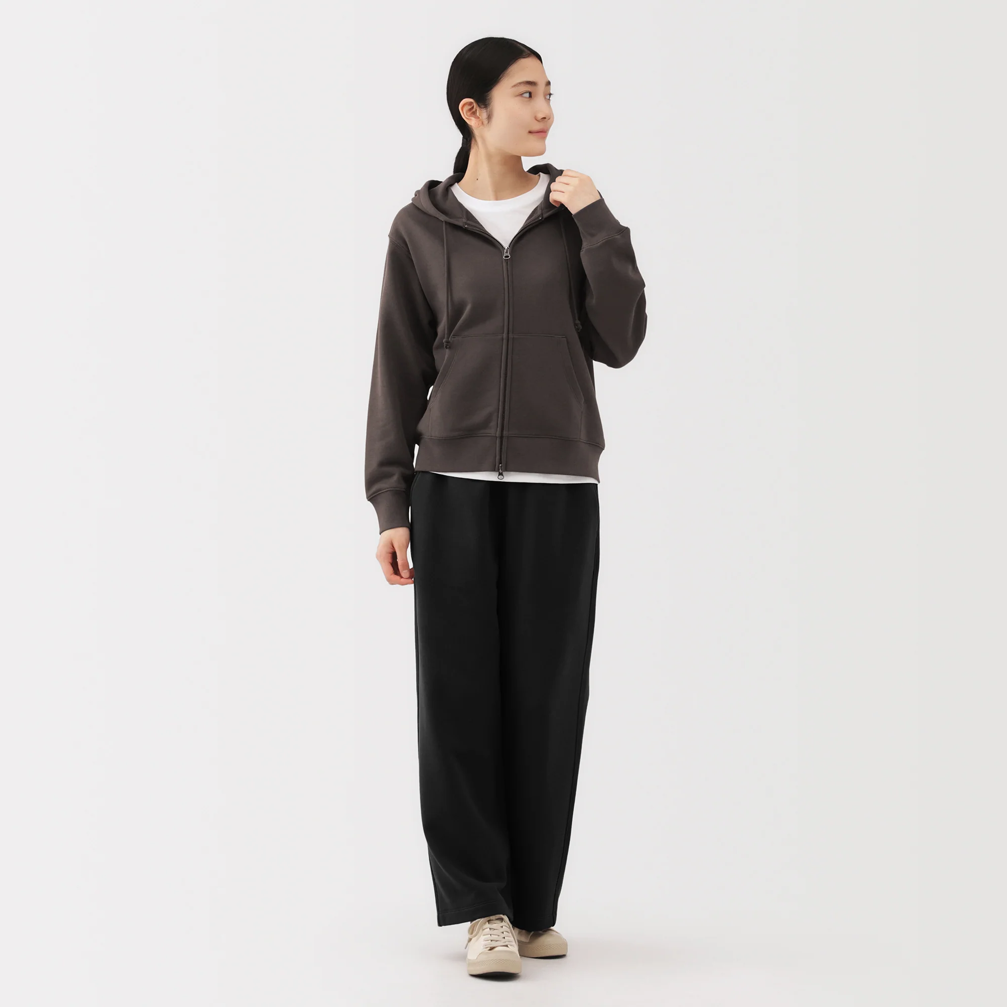 French Terry Zip-Up Hoodie - Image 24