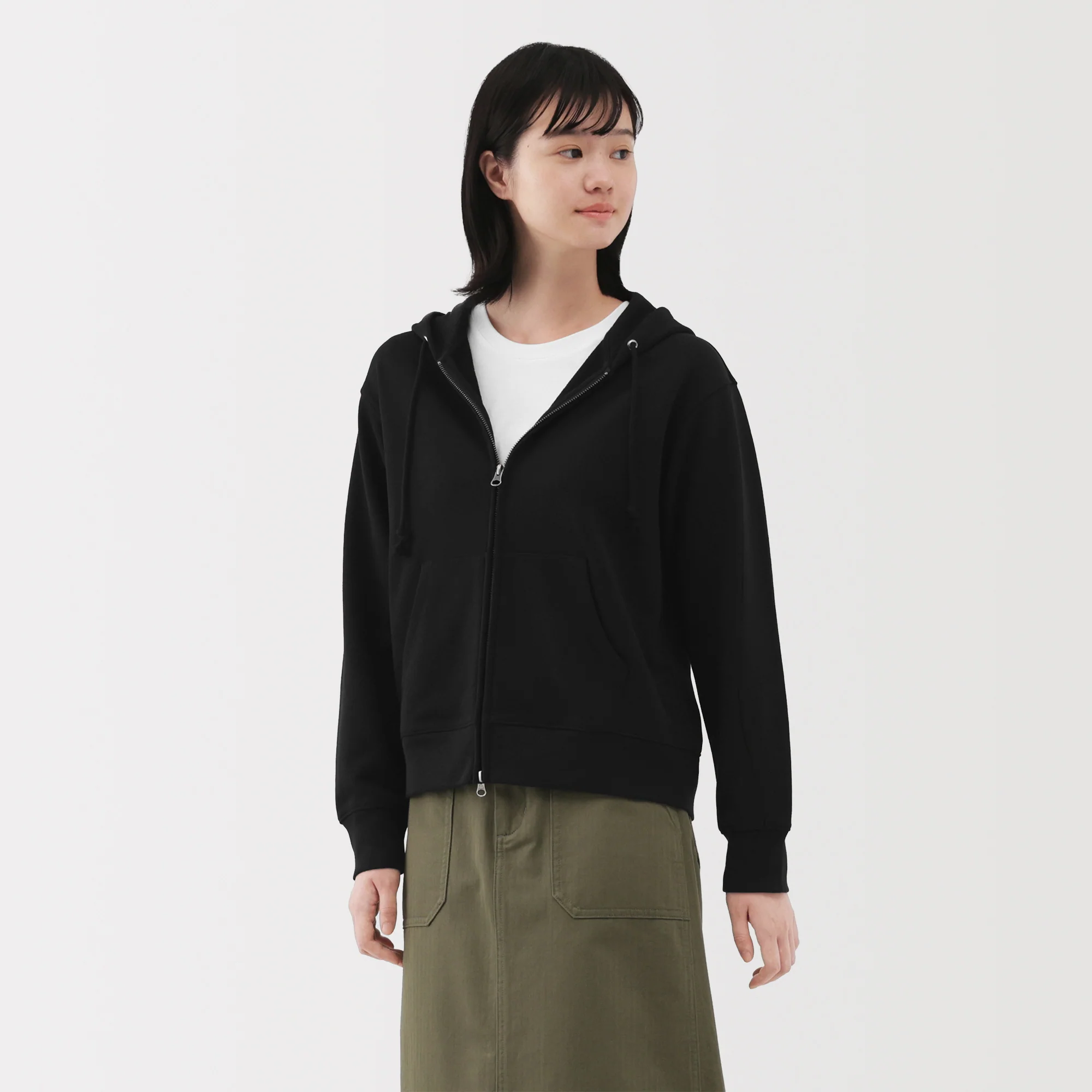French Terry Zip-Up Hoodie - Image 33