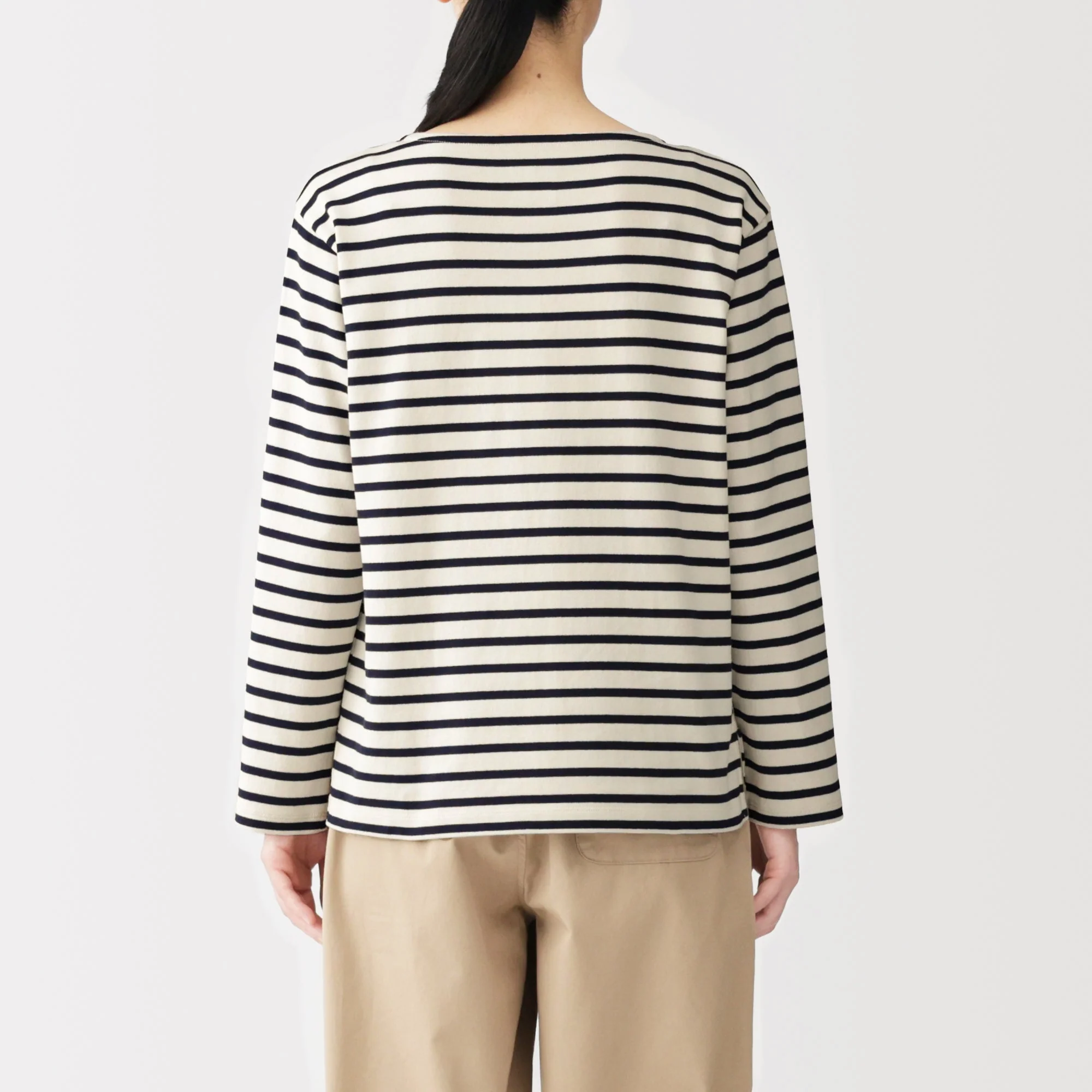 Heavyweight Cotton Boatneck T-Shirt - Image 33