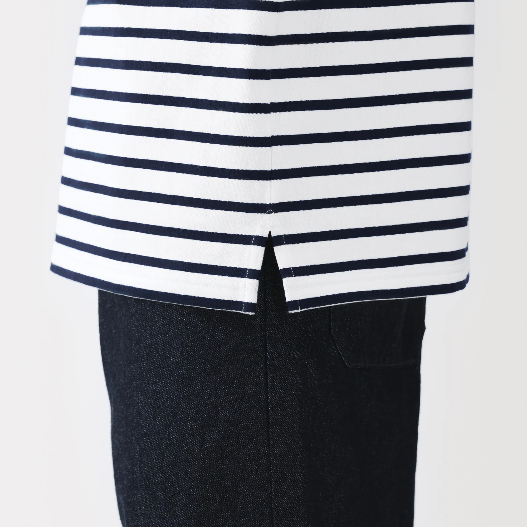 Heavyweight Cotton Boatneck T-Shirt - Image 35