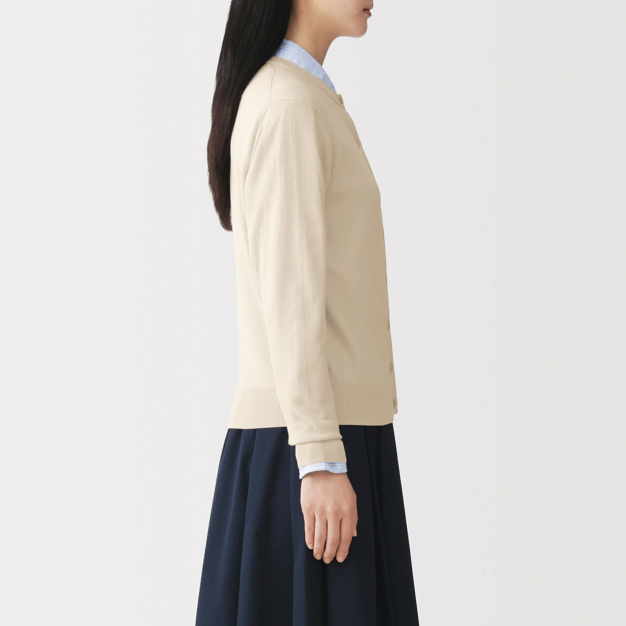 High-Twist Cotton Cardigan - Image 5