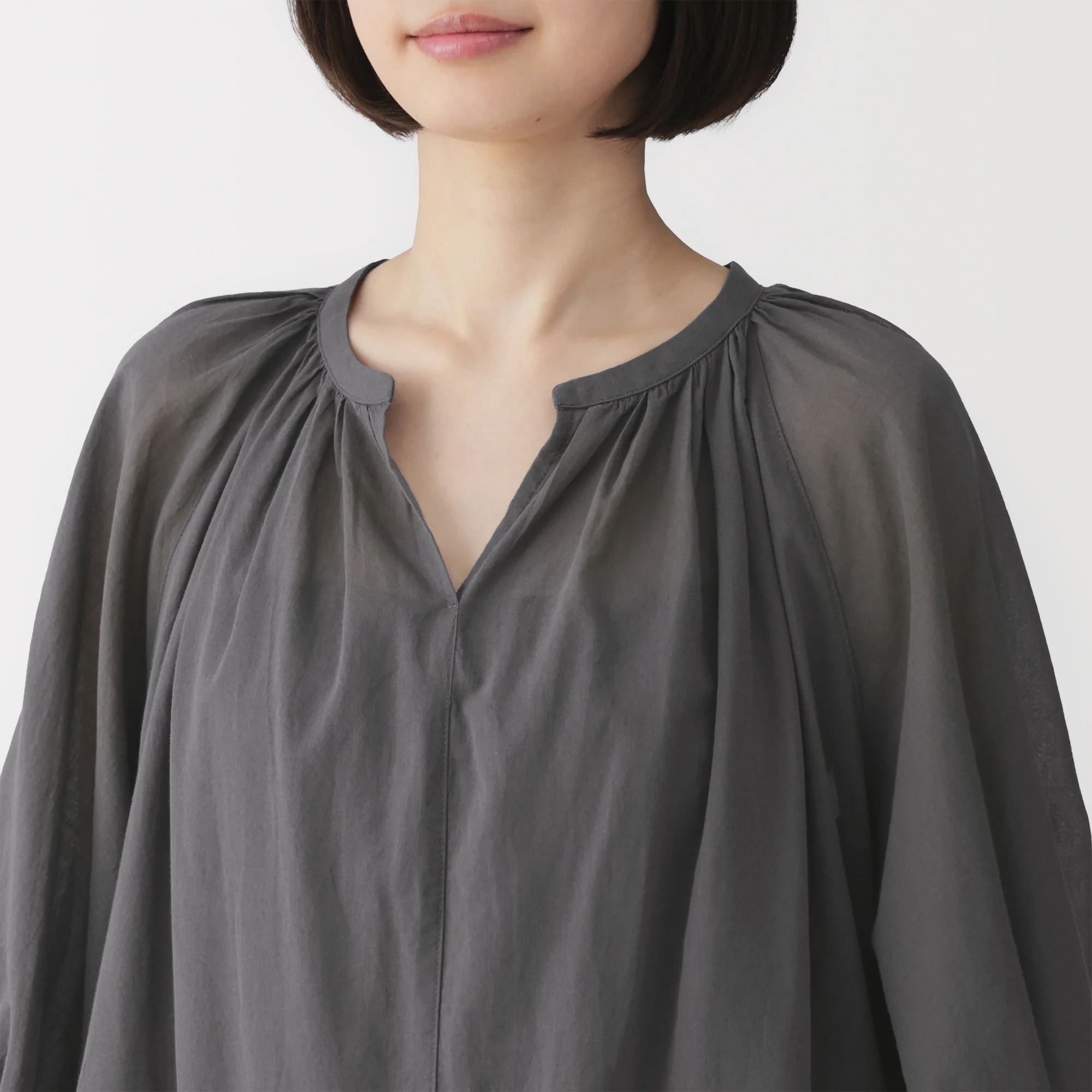 High-Twist Cotton Sheer Dress - Image 22