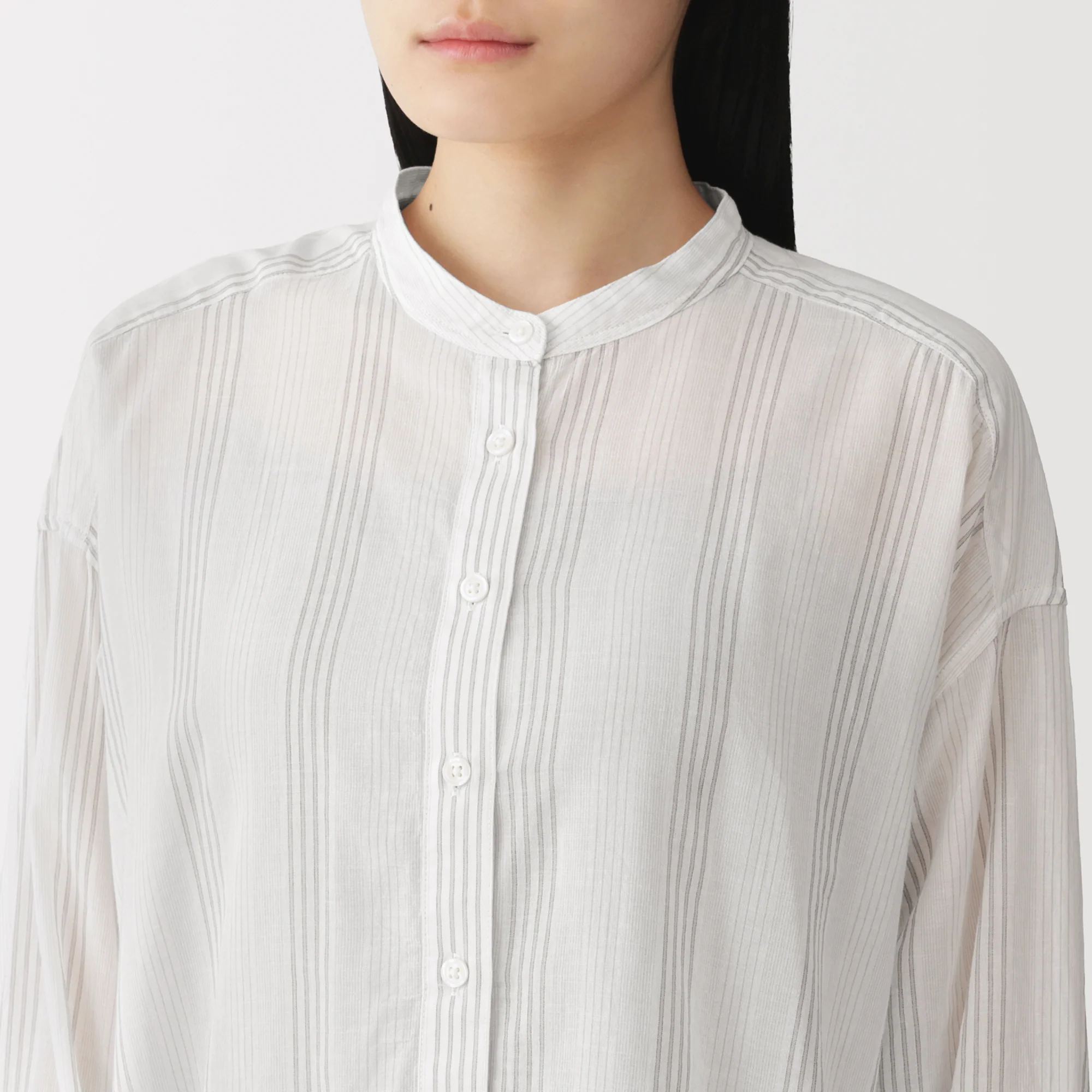 High-Twist Cotton Sheer Shirt - Image 31