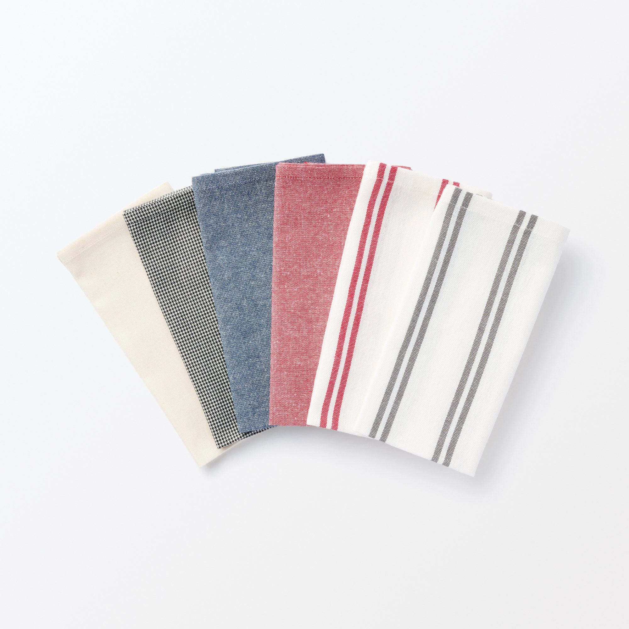 Indian Cotton Napkin - Red - Image 5