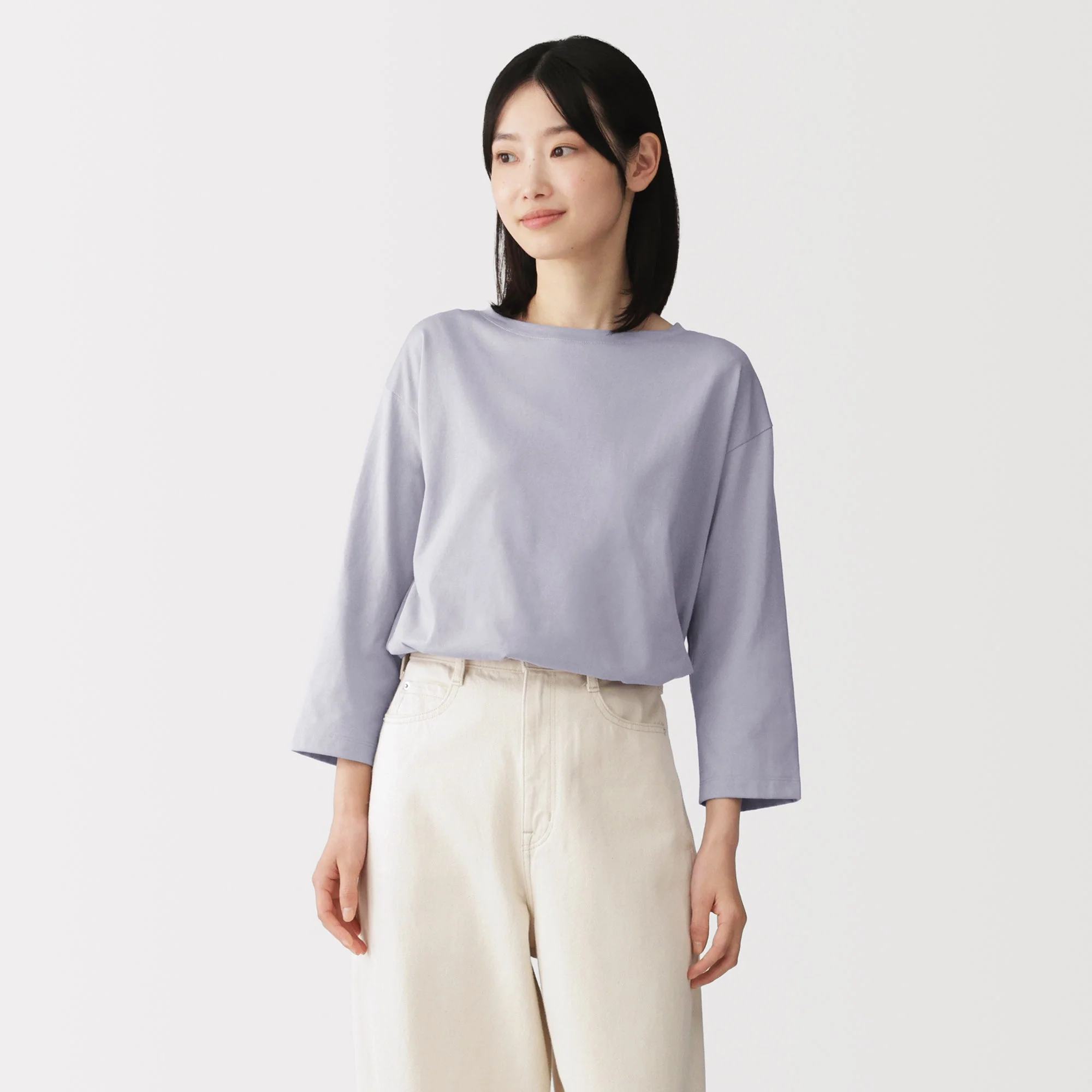 Jersey Boatneck T-Shirt