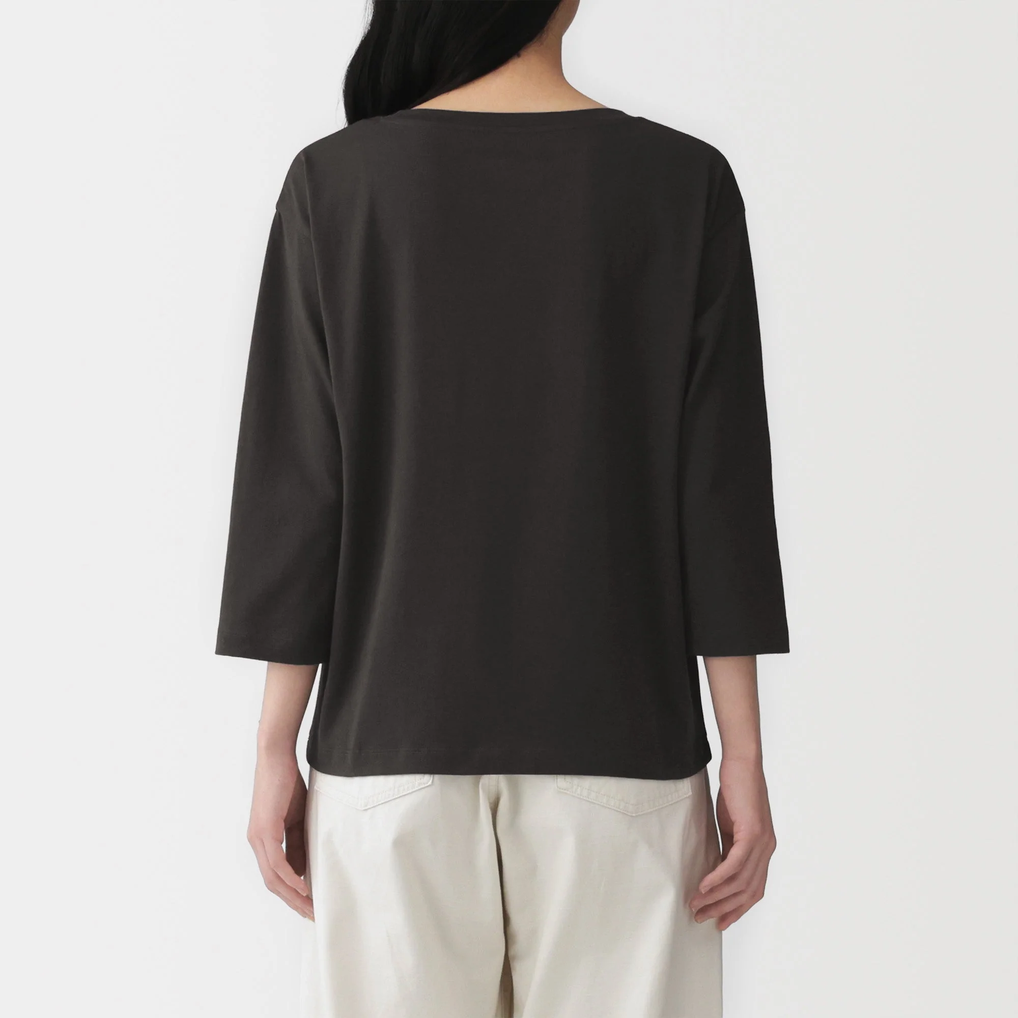Jersey Boatneck T-Shirt - Image 30