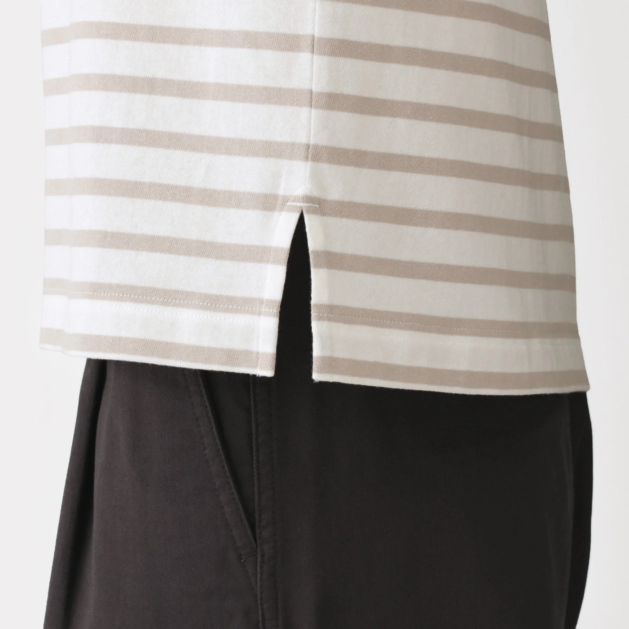 Cotton Jersey Boatneck T-Shirt - Image 16