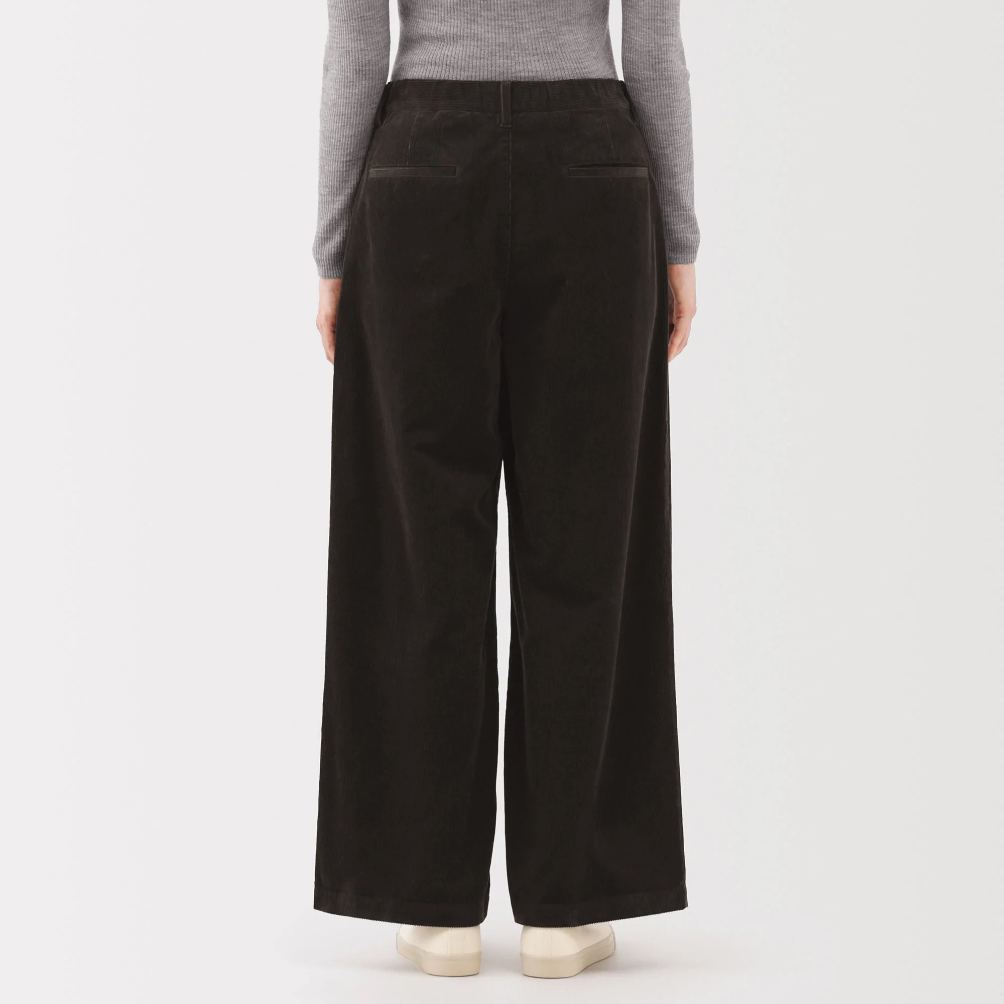 Kapok Blend Corduroy Wide Pants - Image 6