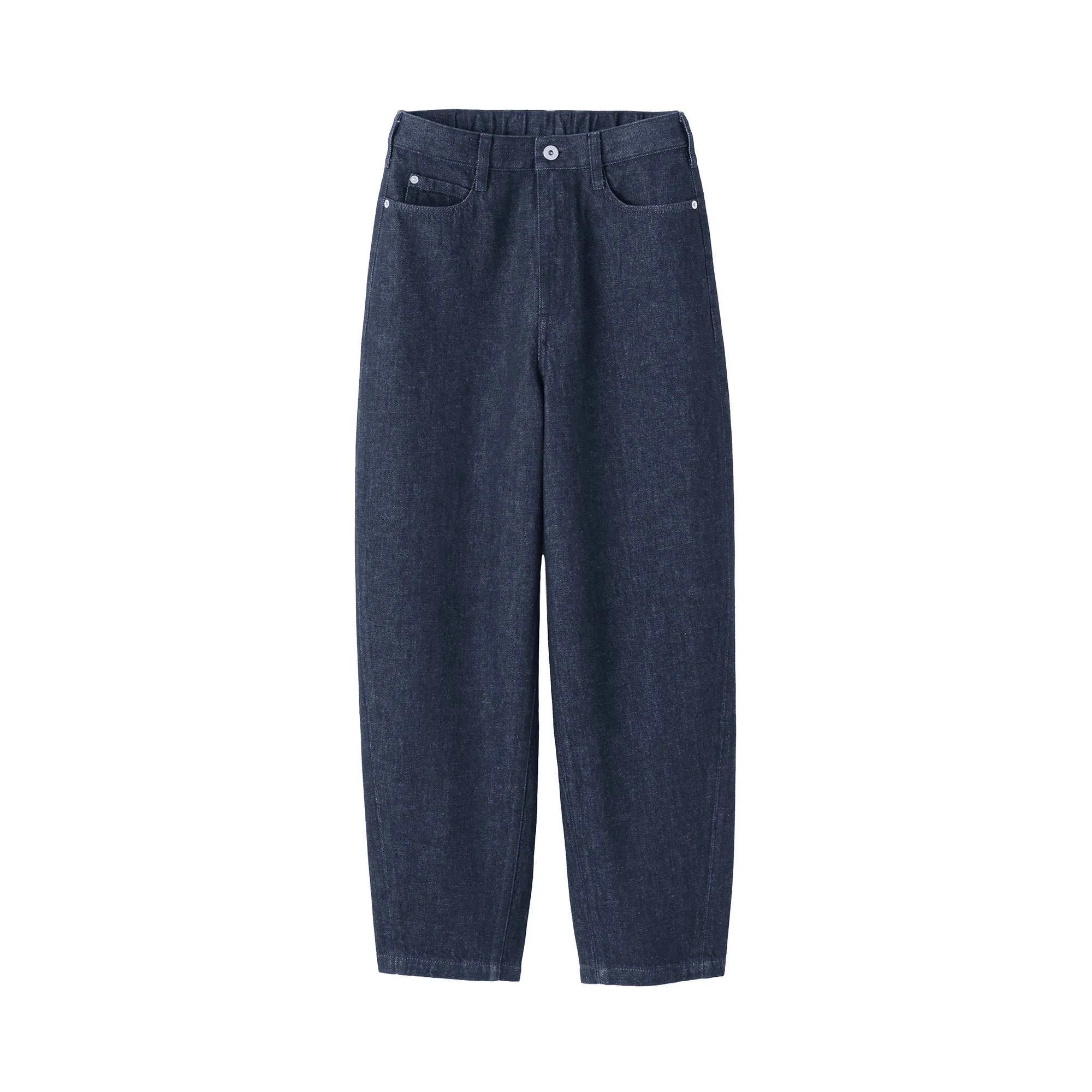 Kapok Blend Denim Cocoon Pants - Image 11