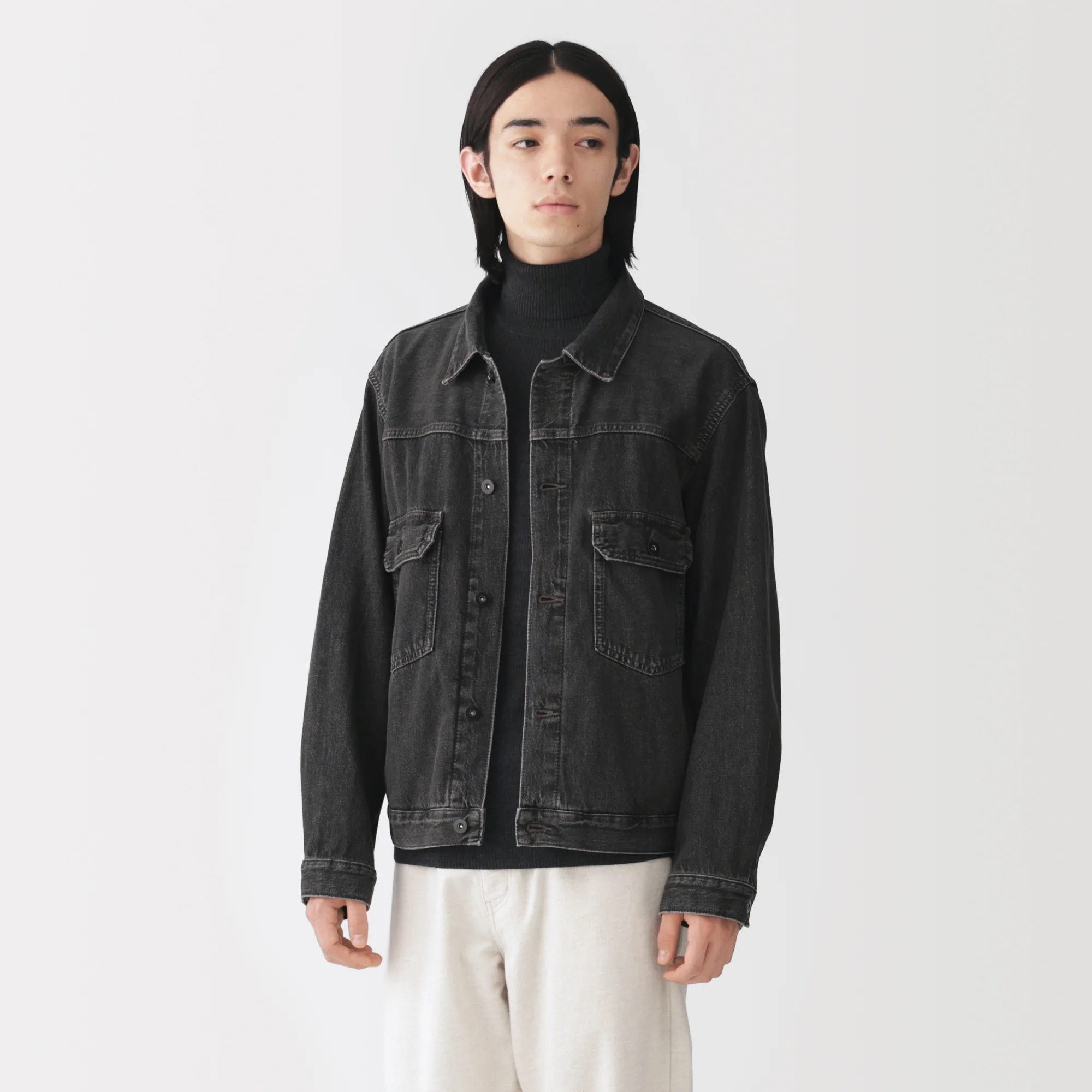 Kapok Blend Denim Jacket - Image 12