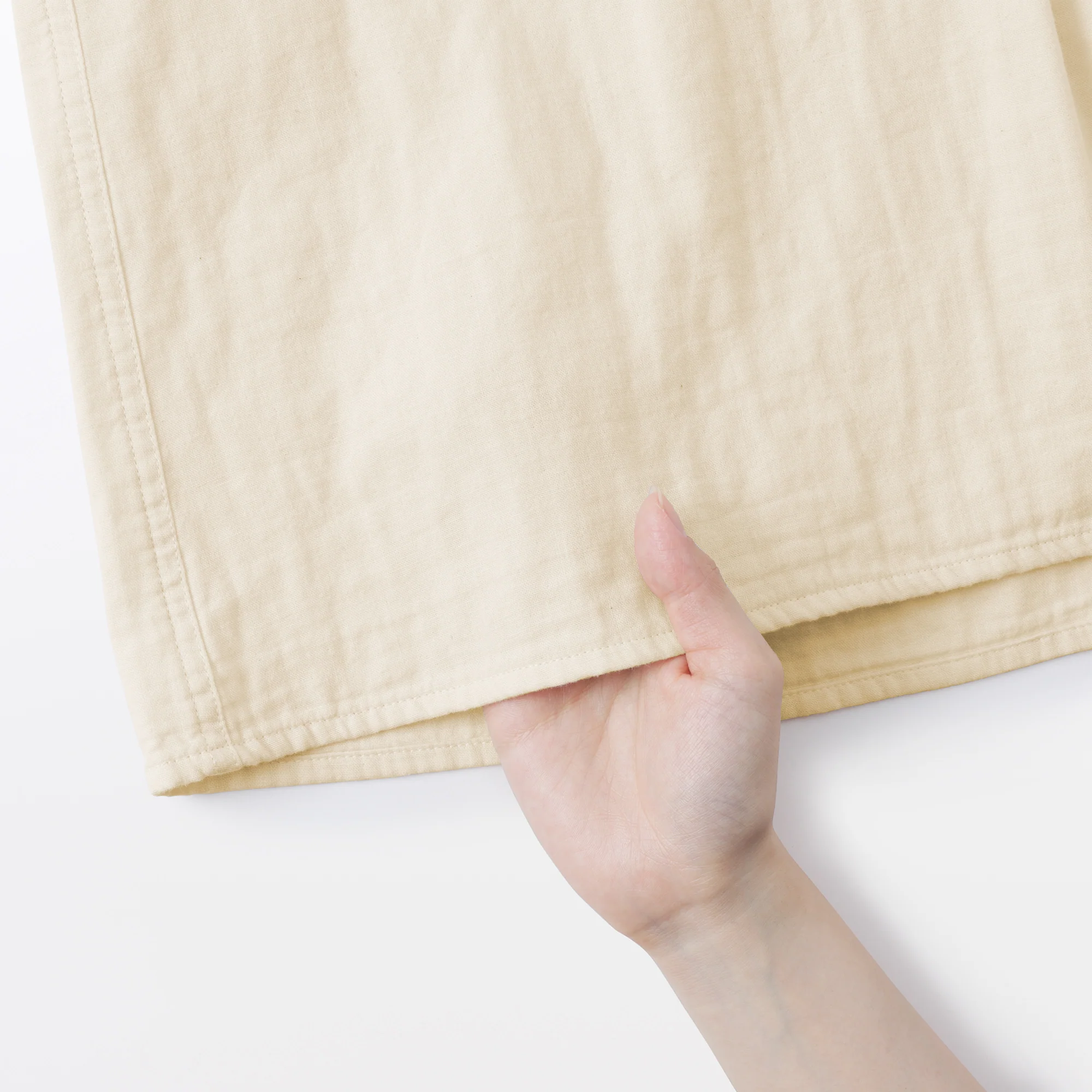 Kapok Blend Double Gauze Blouse - Image 9